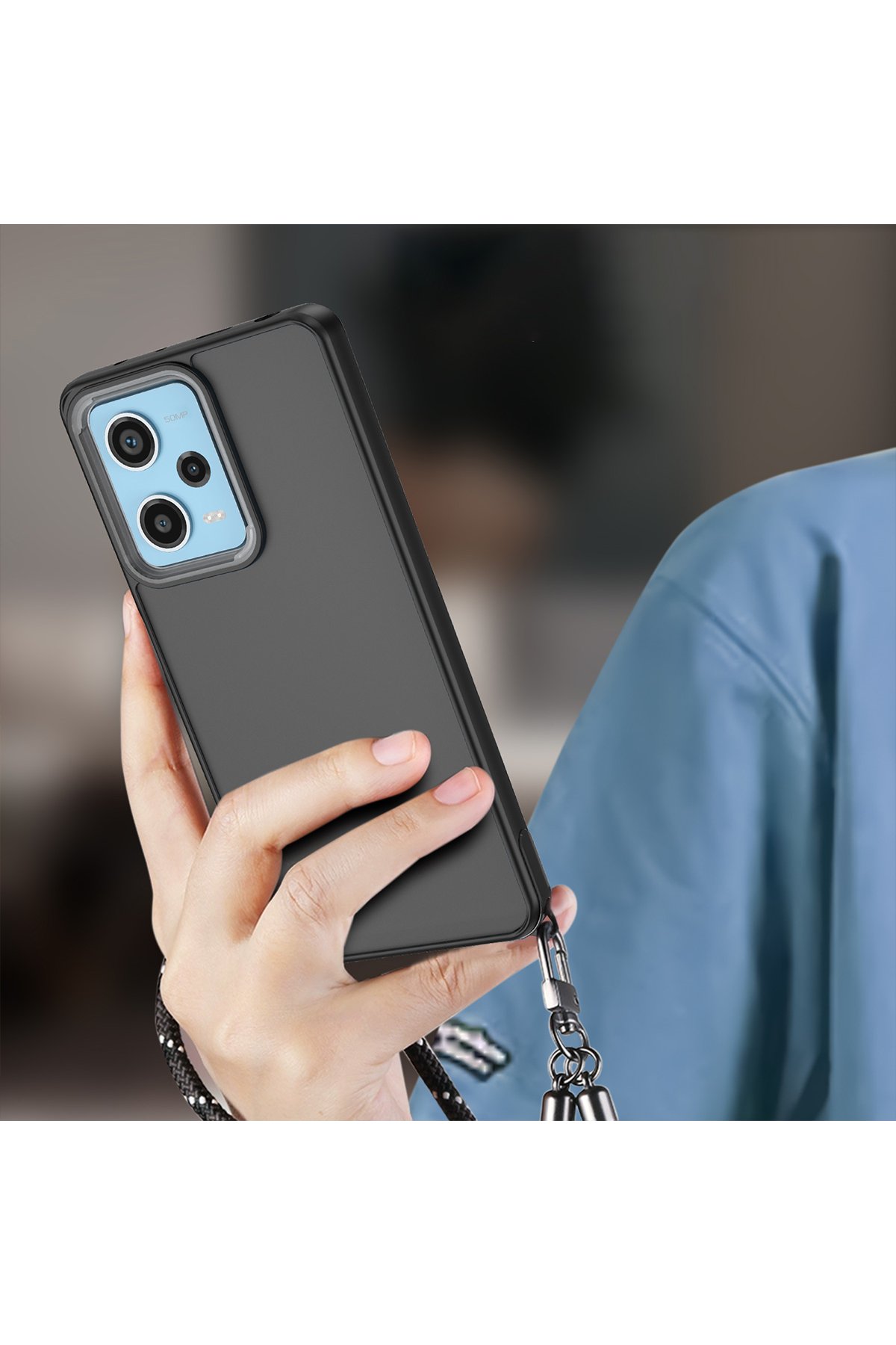 Newface Xiaomi Redmi Note 12 4G Kılıf Nano içi Kadife Silikon - Pudra