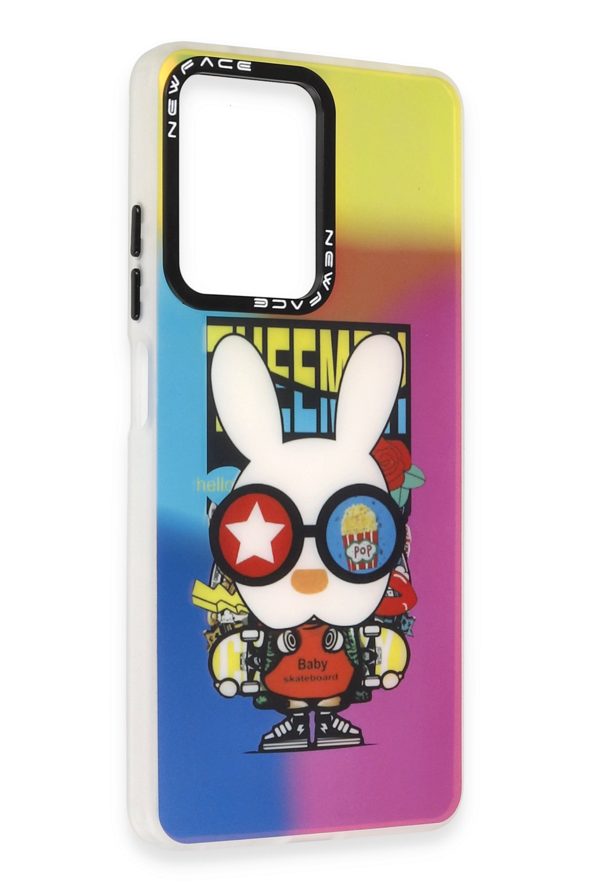 Newface Xiaomi Redmi Note 12 4G Kılıf Kelvin Kartvizitli Silikon - Lila