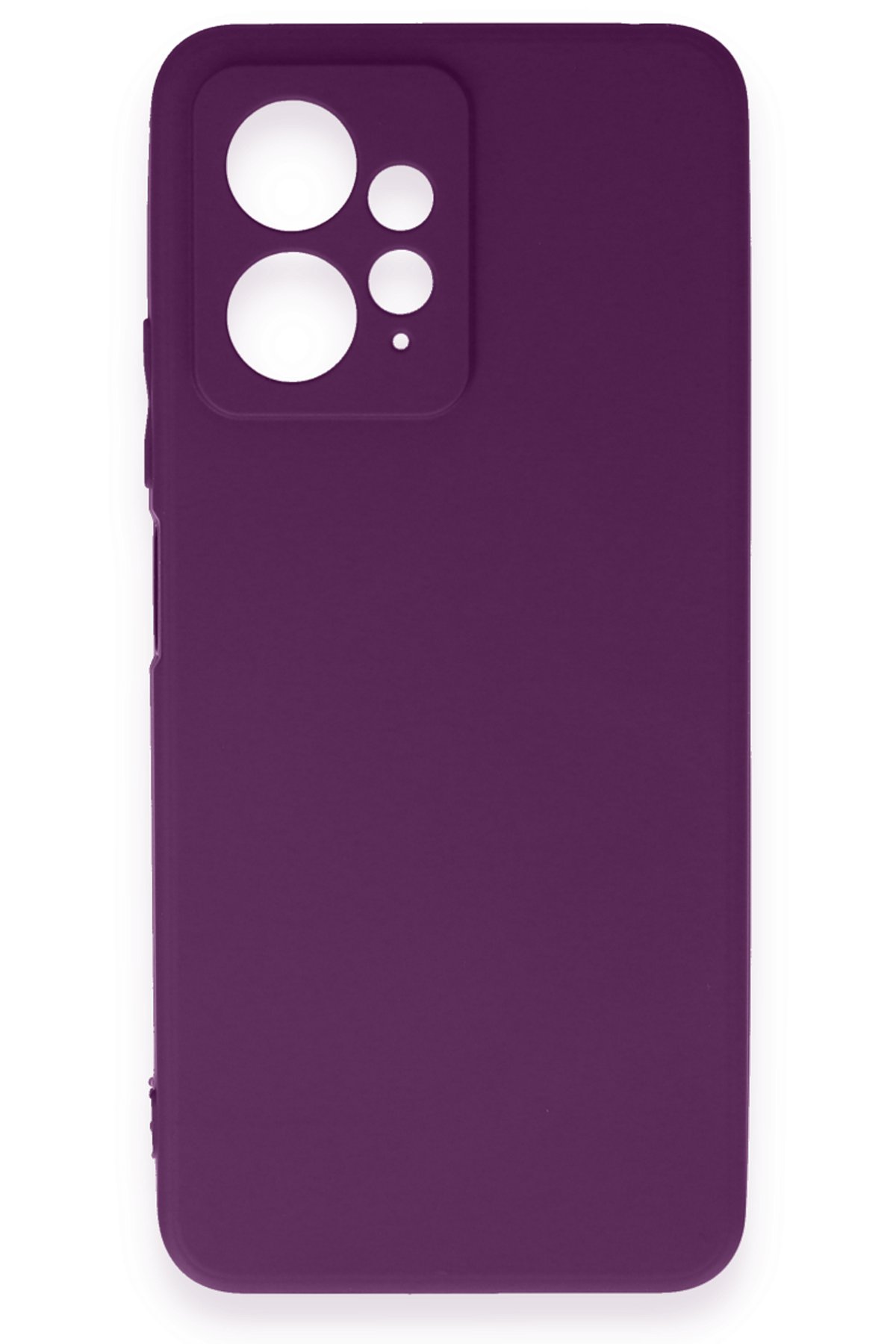 Newface Xiaomi Redmi Note 12 4G Kılıf Kelvin Kartvizitli Silikon - Derin Mor