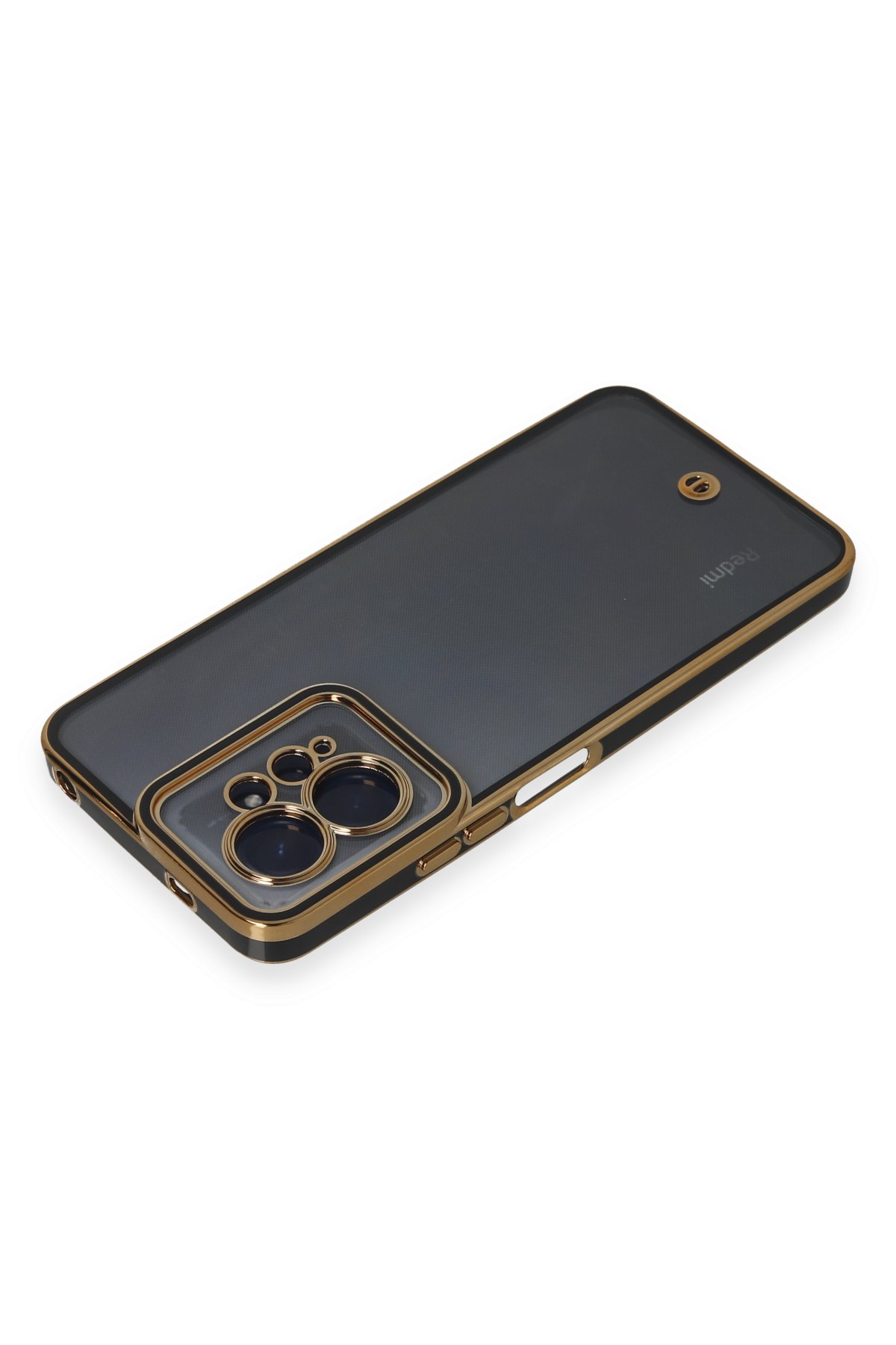 Newface Xiaomi Redmi Note 12 4G Kılıf Volet Silikon - Siyah