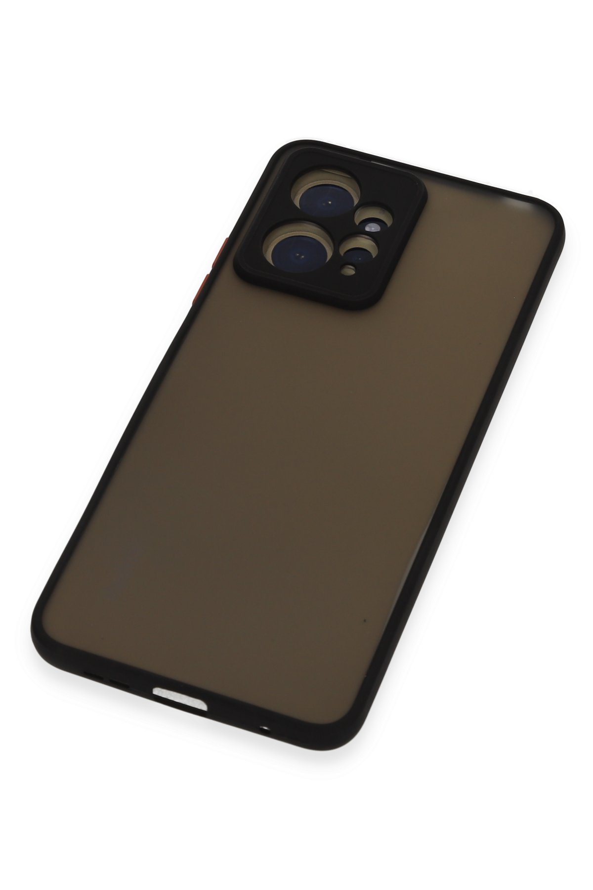 Newface Xiaomi Redmi Note 12 4G Kılıf Montreal Yüzüklü Silikon Kapak - Sarı