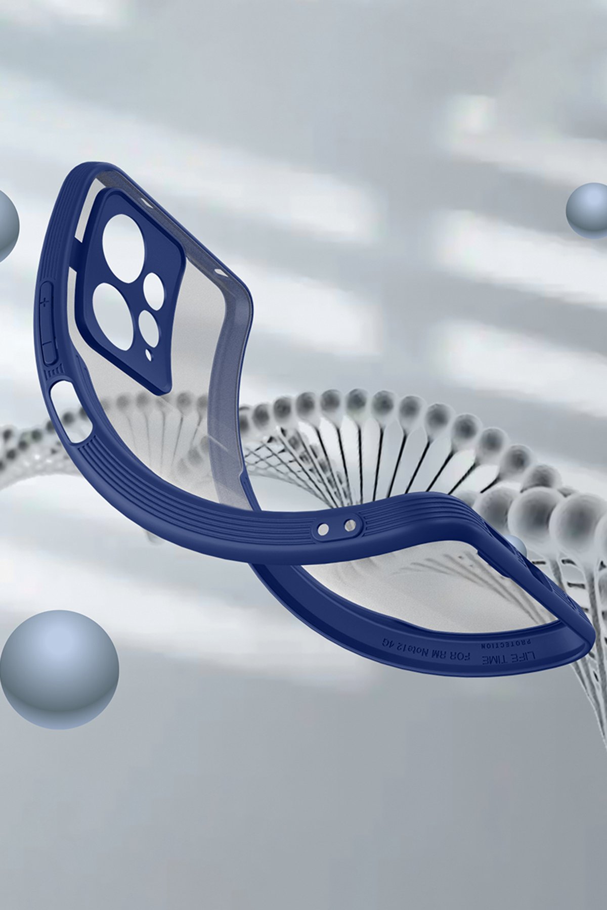 Newface Xiaomi Redmi Note 12 4G Kılıf Elegant Kapak - Açık Mavi