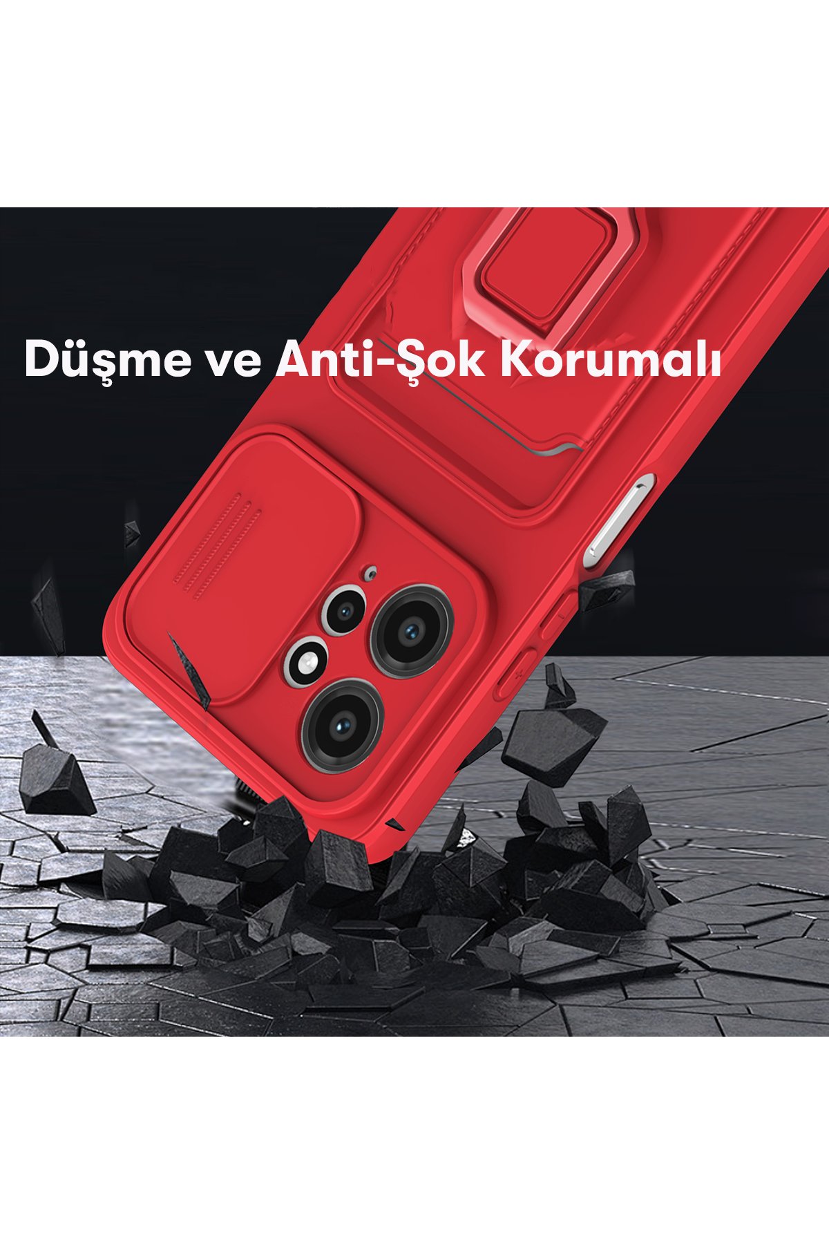 Newface Xiaomi Redmi Note 12 4G Kılıf Platin Silikon - Siyah