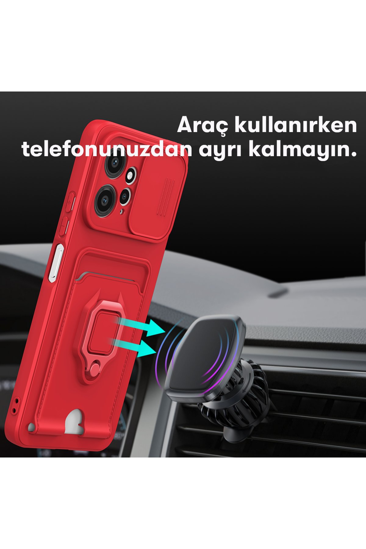 Newface Xiaomi Redmi Note 12 4G Kılıf Platin Silikon - Siyah