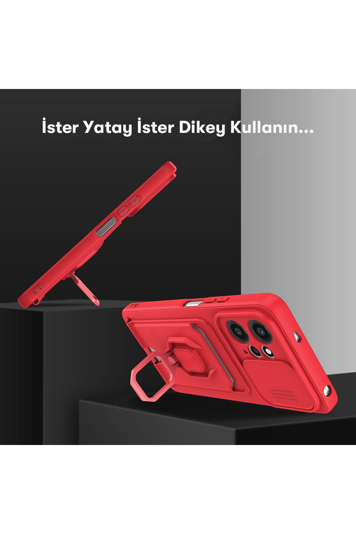 Newface Xiaomi Redmi Note 12 4G Kılıf Volet Silikon - Pembe