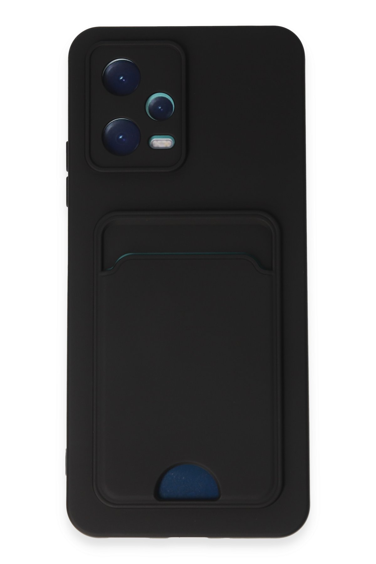 Newface Xiaomi Redmi Note 12 5G Kılıf Pars Lens Yüzüklü Silikon - Lacivert