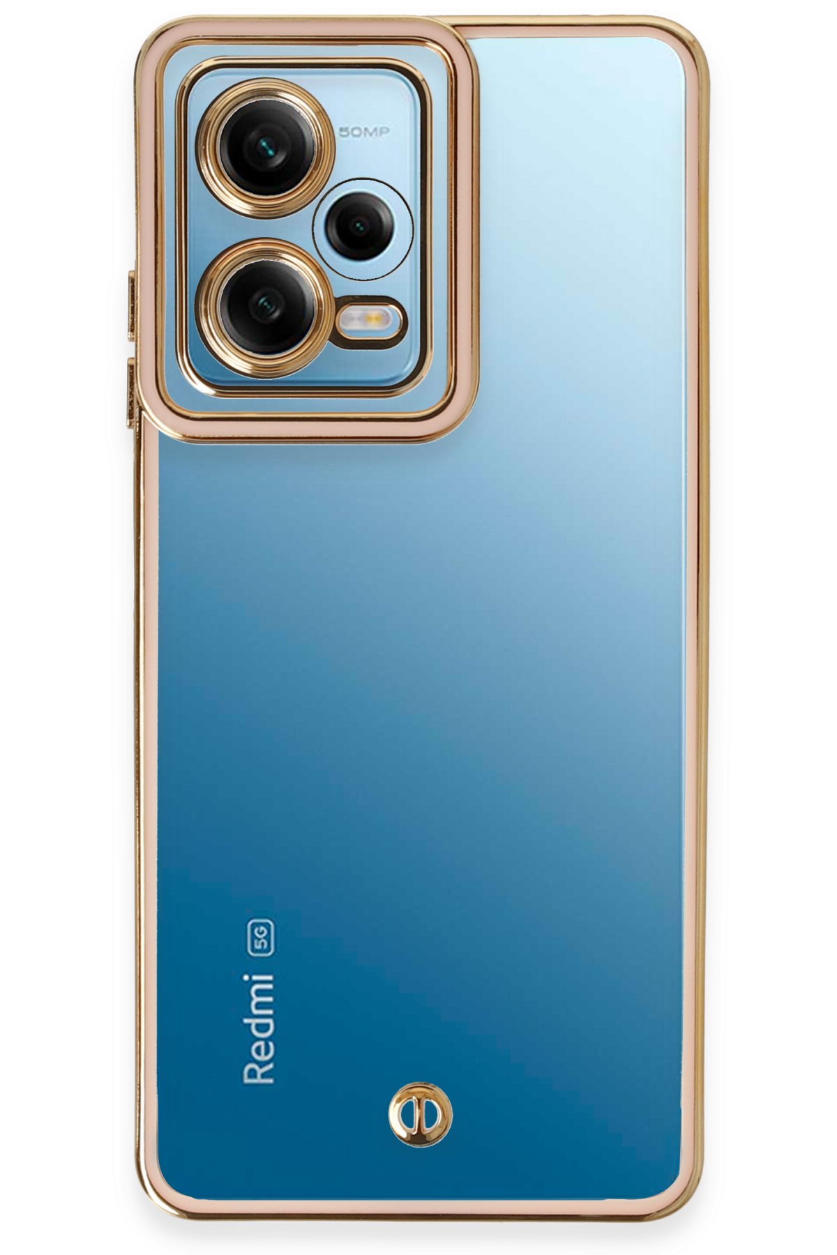 Newface Xiaomi Redmi Note 12 5G Kılıf Razer Lensli Silikon - Siyah