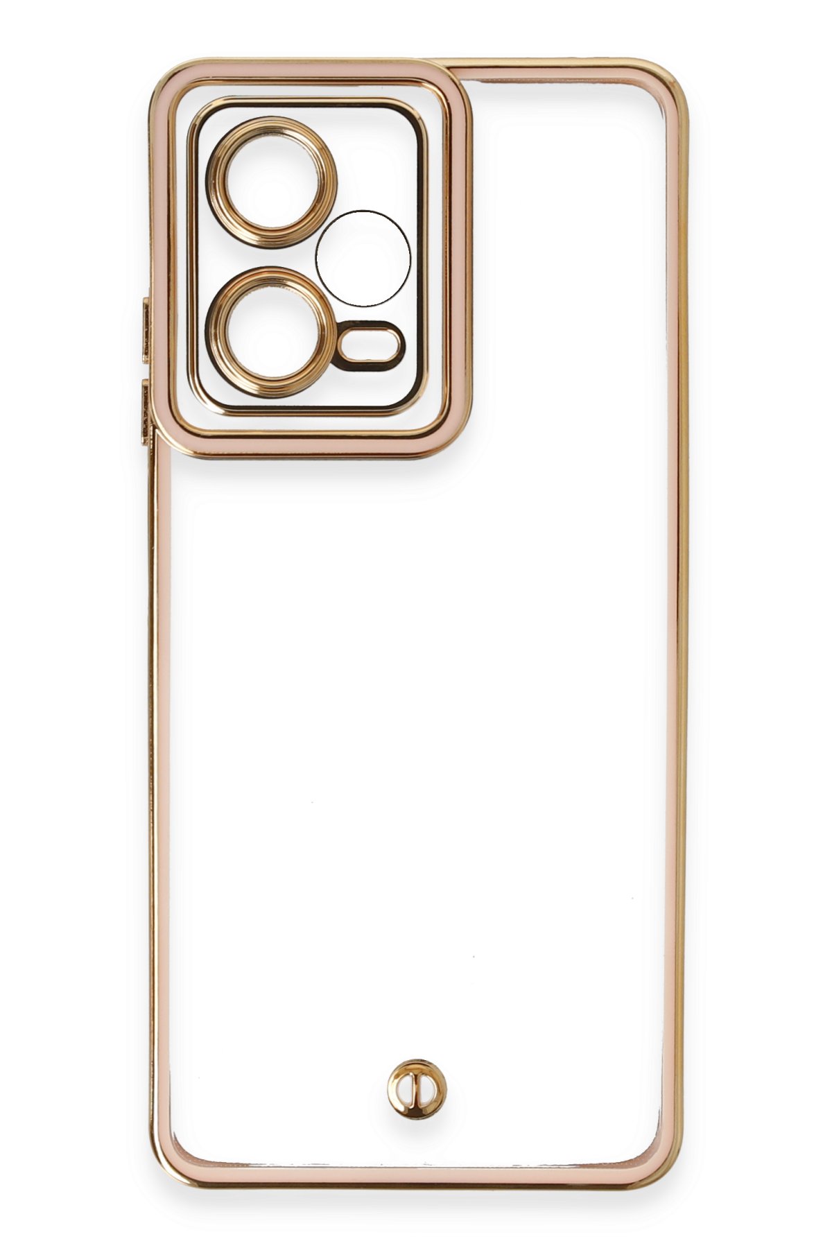 Newface Xiaomi Redmi Note 12 5G Kılıf Razer Lensli Silikon - Siyah