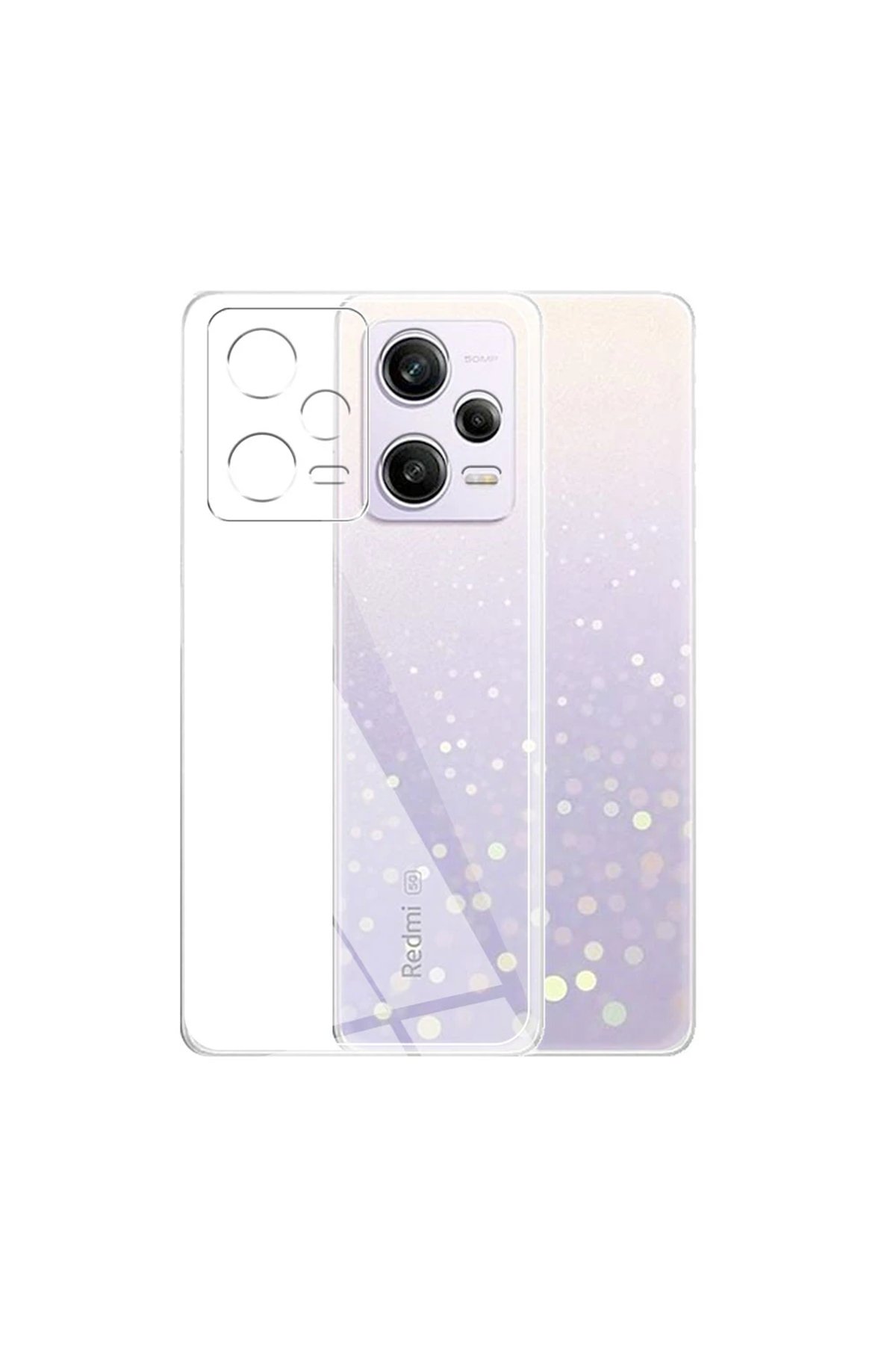 Newface Xiaomi Redmi Note 12 5G Kılıf Kelvin Kartvizitli Silikon - Lacivert