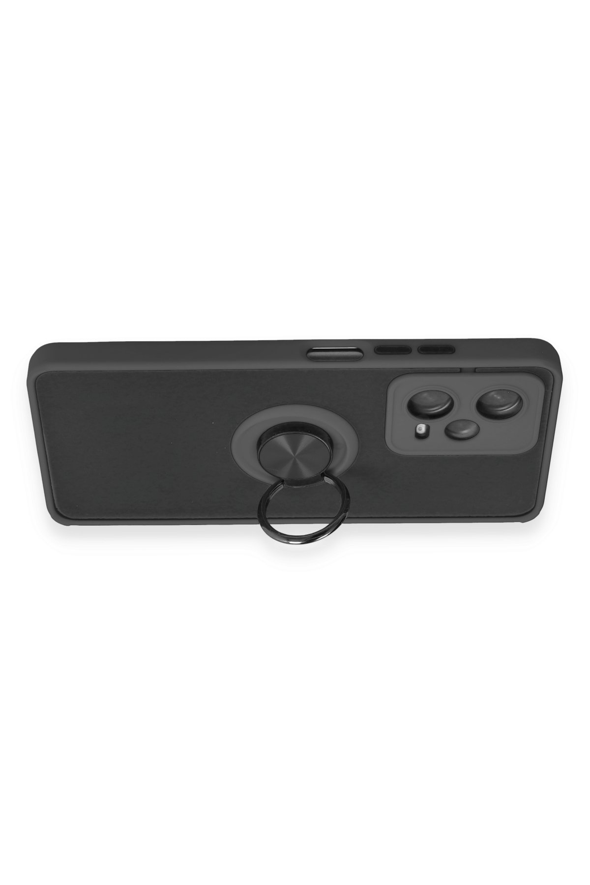 Newface Xiaomi Redmi Note 12 5G Kılıf Montreal Yüzüklü Silikon Kapak - Yeşil