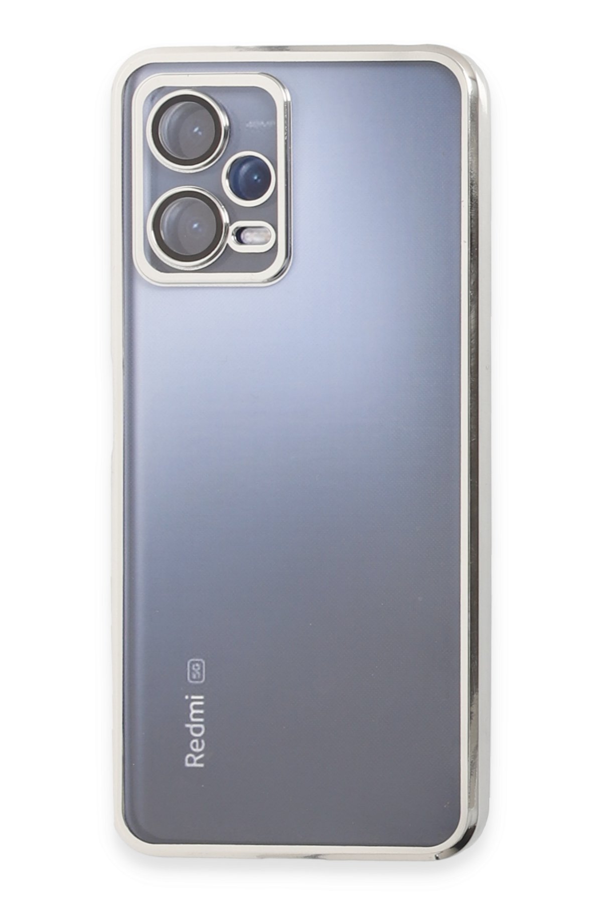 Newface Xiaomi Redmi Note 12 5G Kılıf Platin Silikon - Siyah