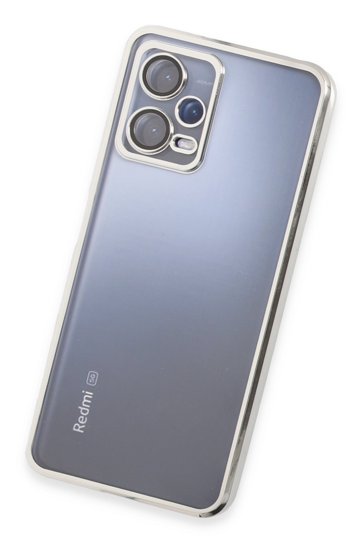 Newface Xiaomi Redmi Note 12 5G Kılıf Platin Silikon - Siyah