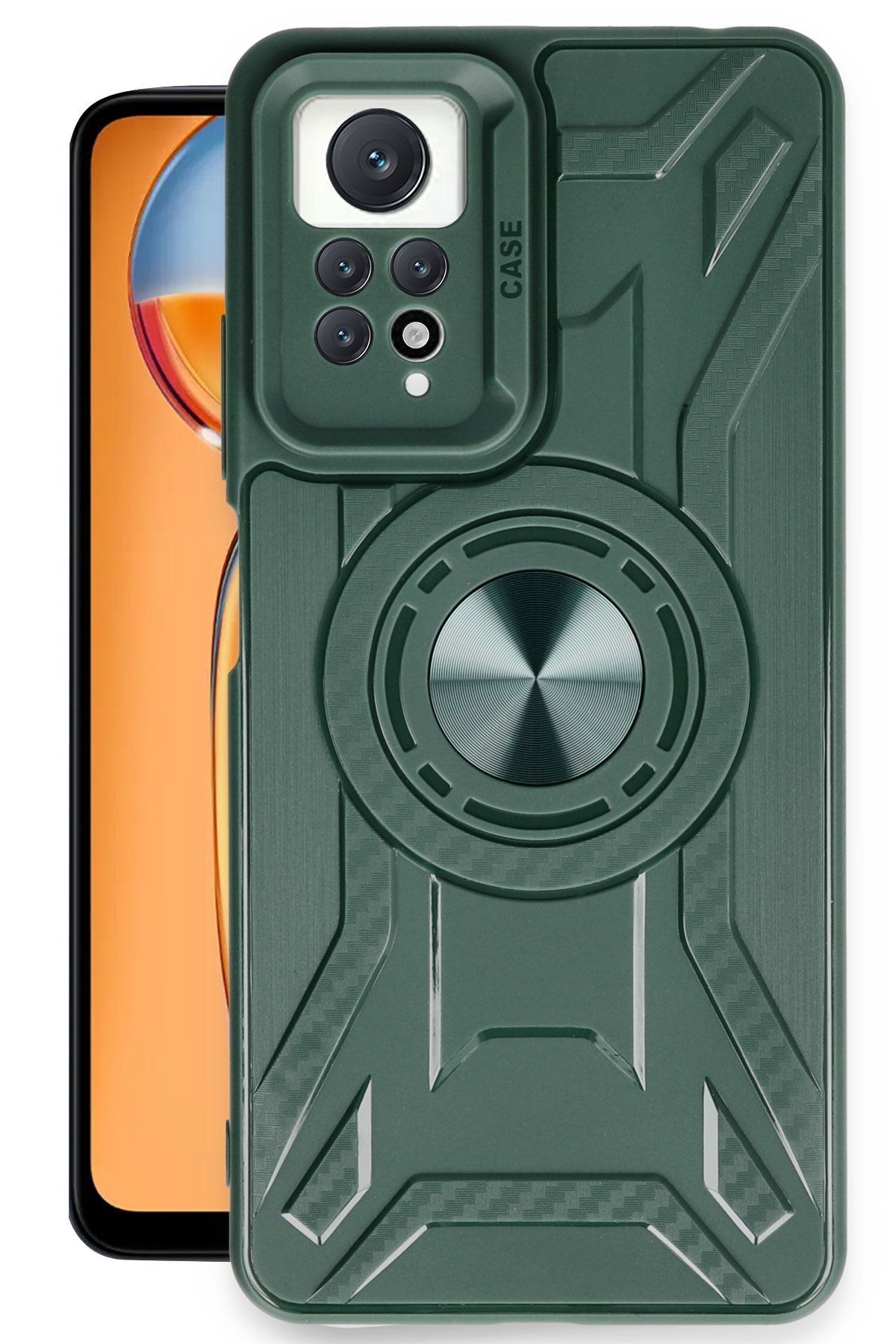 Newface Xiaomi Redmi Note 12 Pro 4G Kılıf Dora Kapak - Siyah