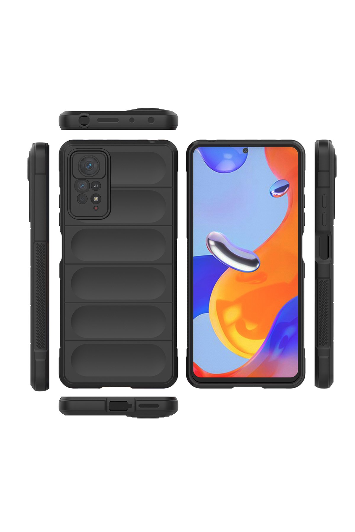 Newface Xiaomi Redmi Note 12 Pro 4G Kılıf Sweet Desenli Silikon Kapak - Şeffaf