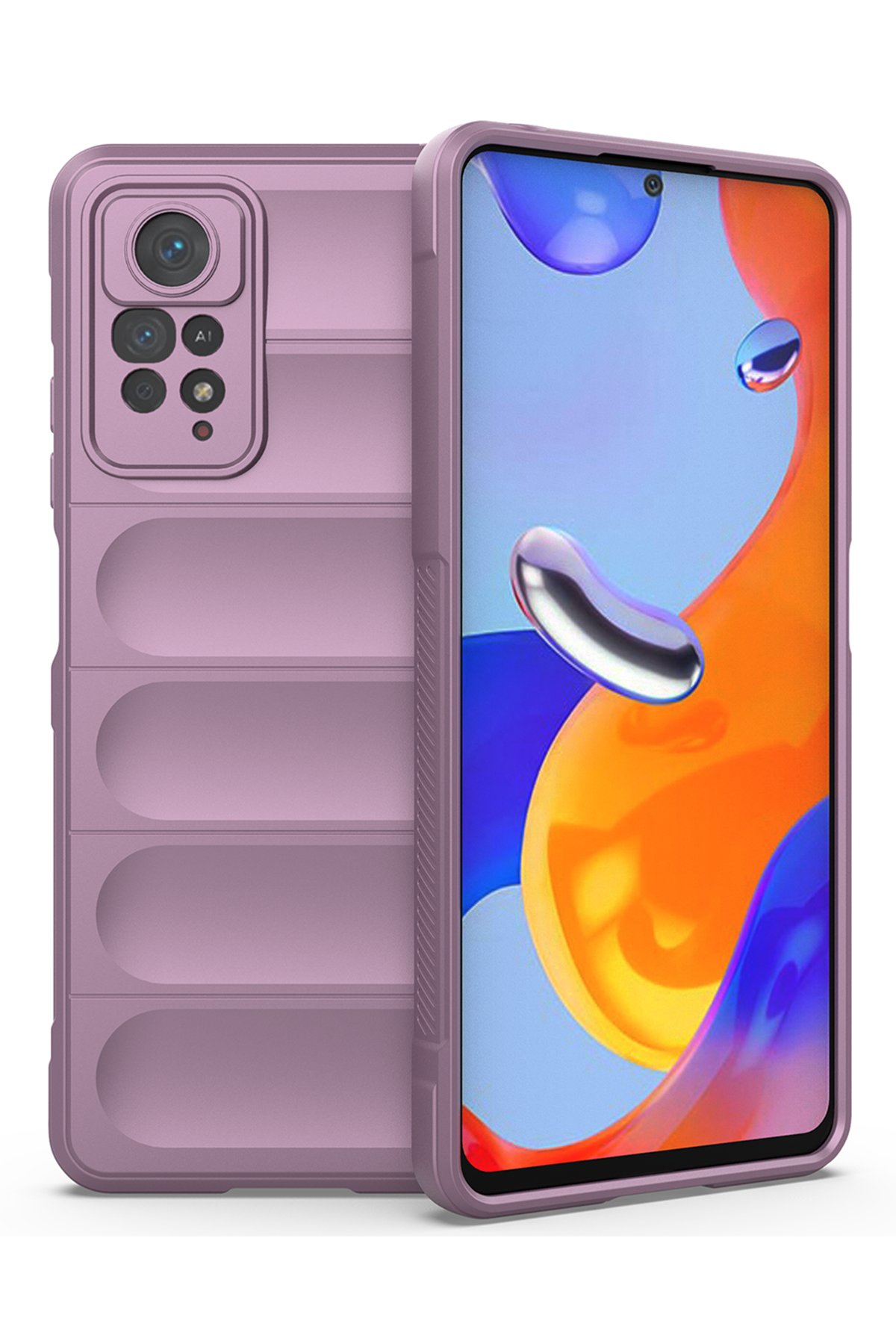 Newface Xiaomi Redmi Note 12 Pro 4G Kılıf Montreal Silikon Kapak - Siyah