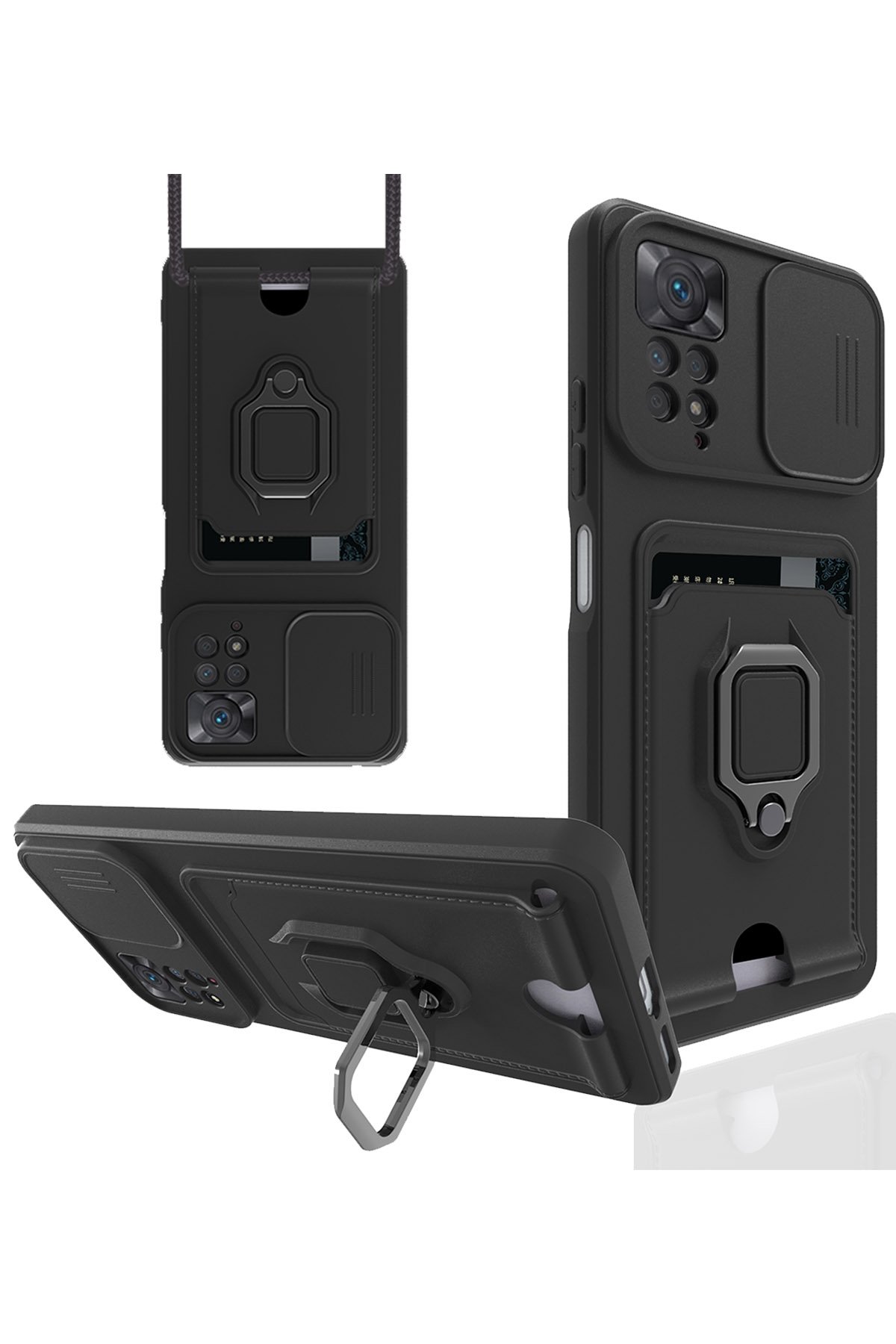 Newface Xiaomi Redmi Note 12 Pro 4G Kılıf Mirror Desenli Kapak - Mirror - 5