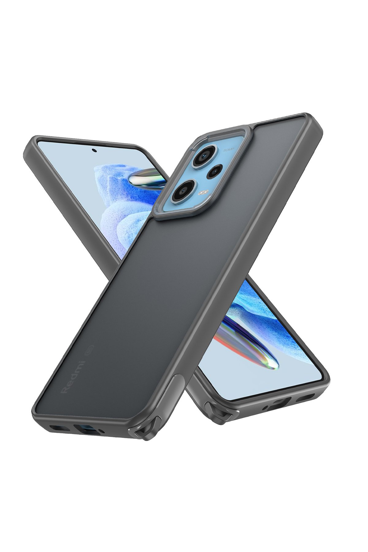 Newface Xiaomi Redmi Note 12 Pro 5G Kılıf Elegant Kapak - Açık Mavi