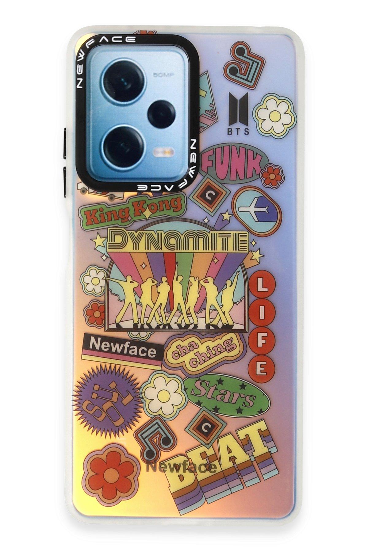 Newface Xiaomi Redmi Note 12 Pro 5G Kılıf Volet Silikon - Beyaz