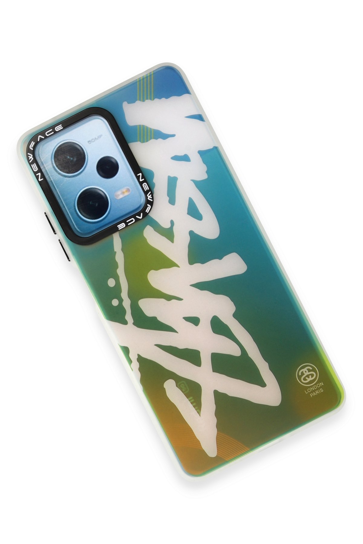 Newface Xiaomi Redmi Note 12 Pro 5G Kılıf Razer Lensli Silikon - Yeşil