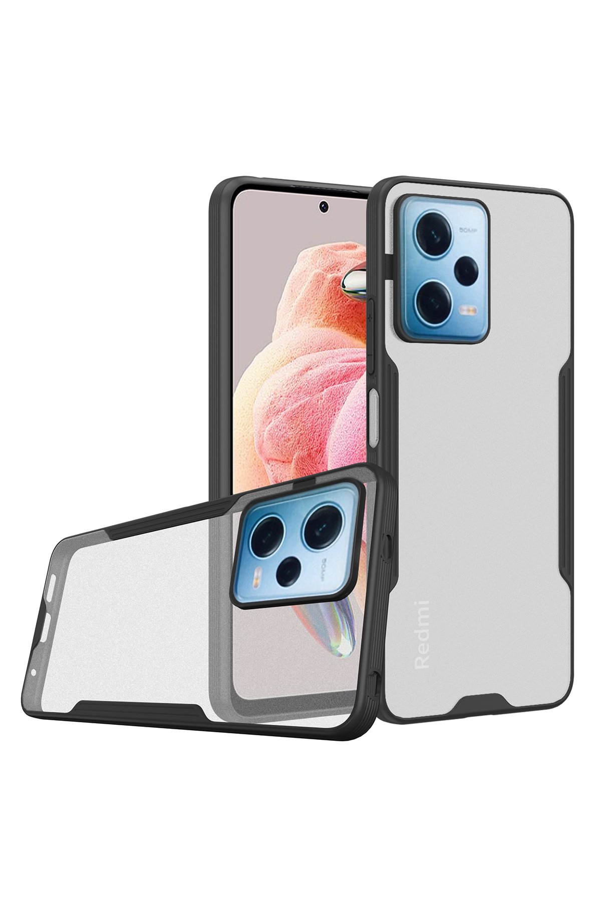 Newface Xiaomi Redmi Note 12 Pro 5G Kılıf Nano içi Kadife Silikon - Sarı