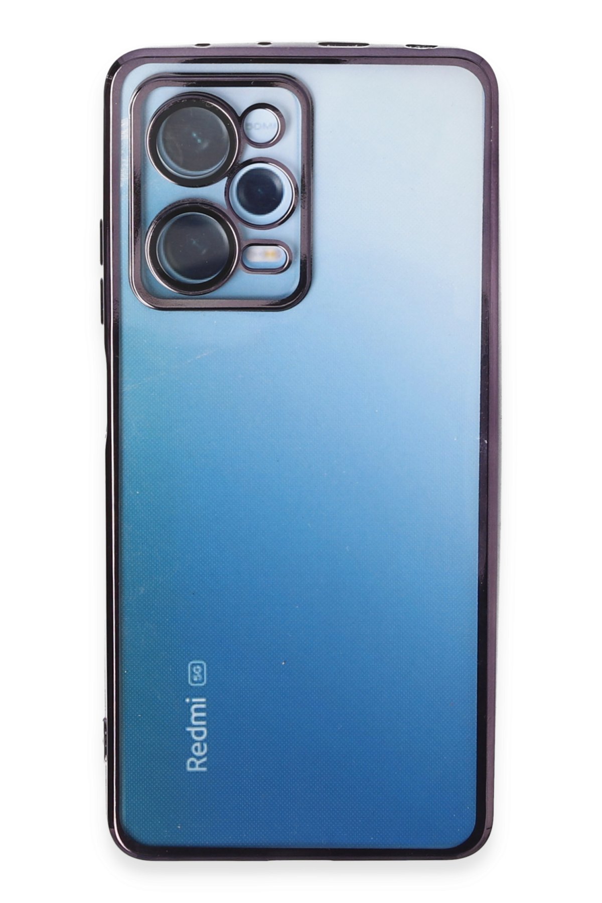 Newface Xiaomi Redmi Note 12 Pro 5G Kılıf Razer Lensli Silikon - Yeşil