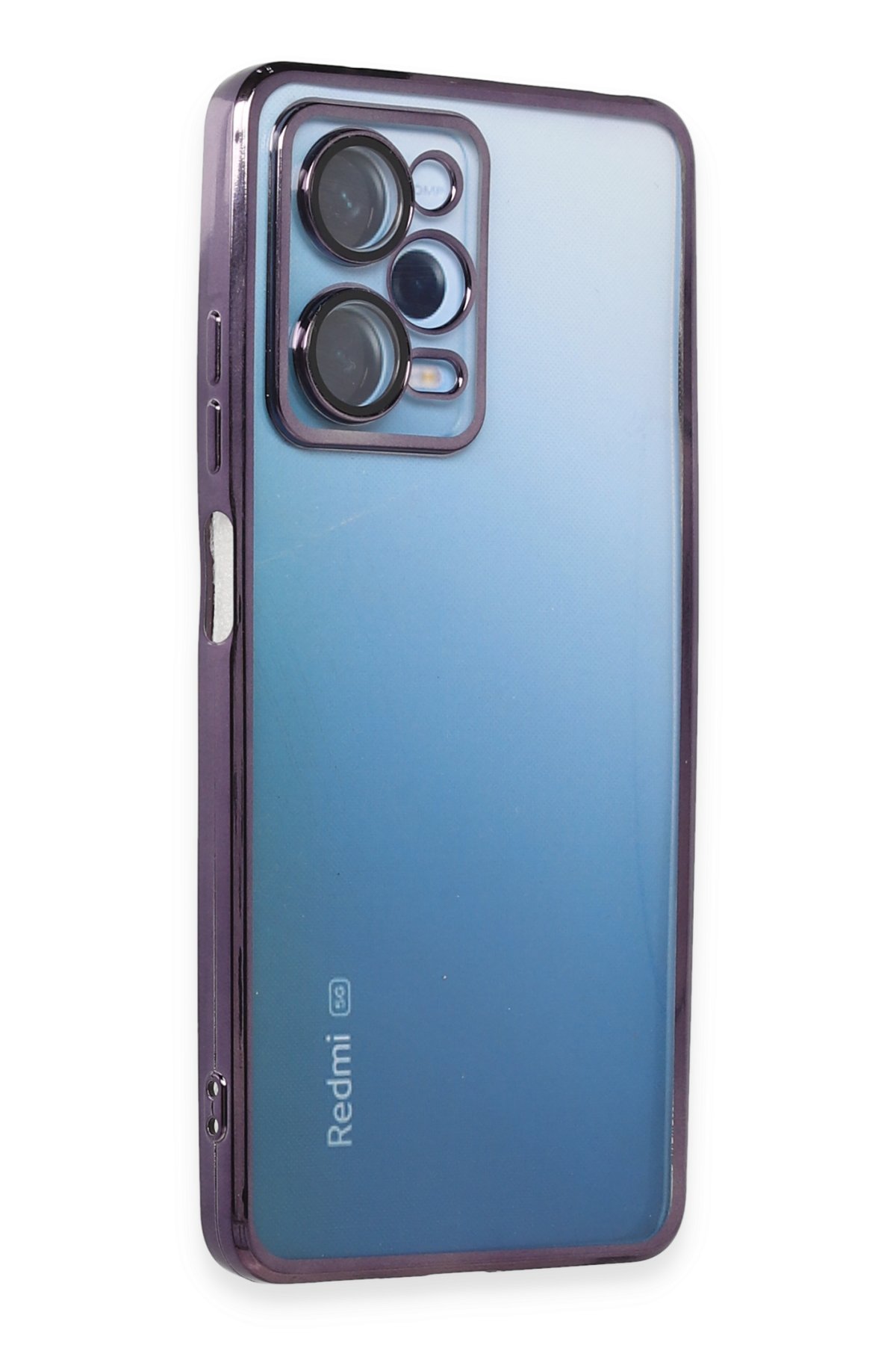 Newface Xiaomi Redmi Note 12 Pro 5G Kılıf Razer Lensli Silikon - Yeşil