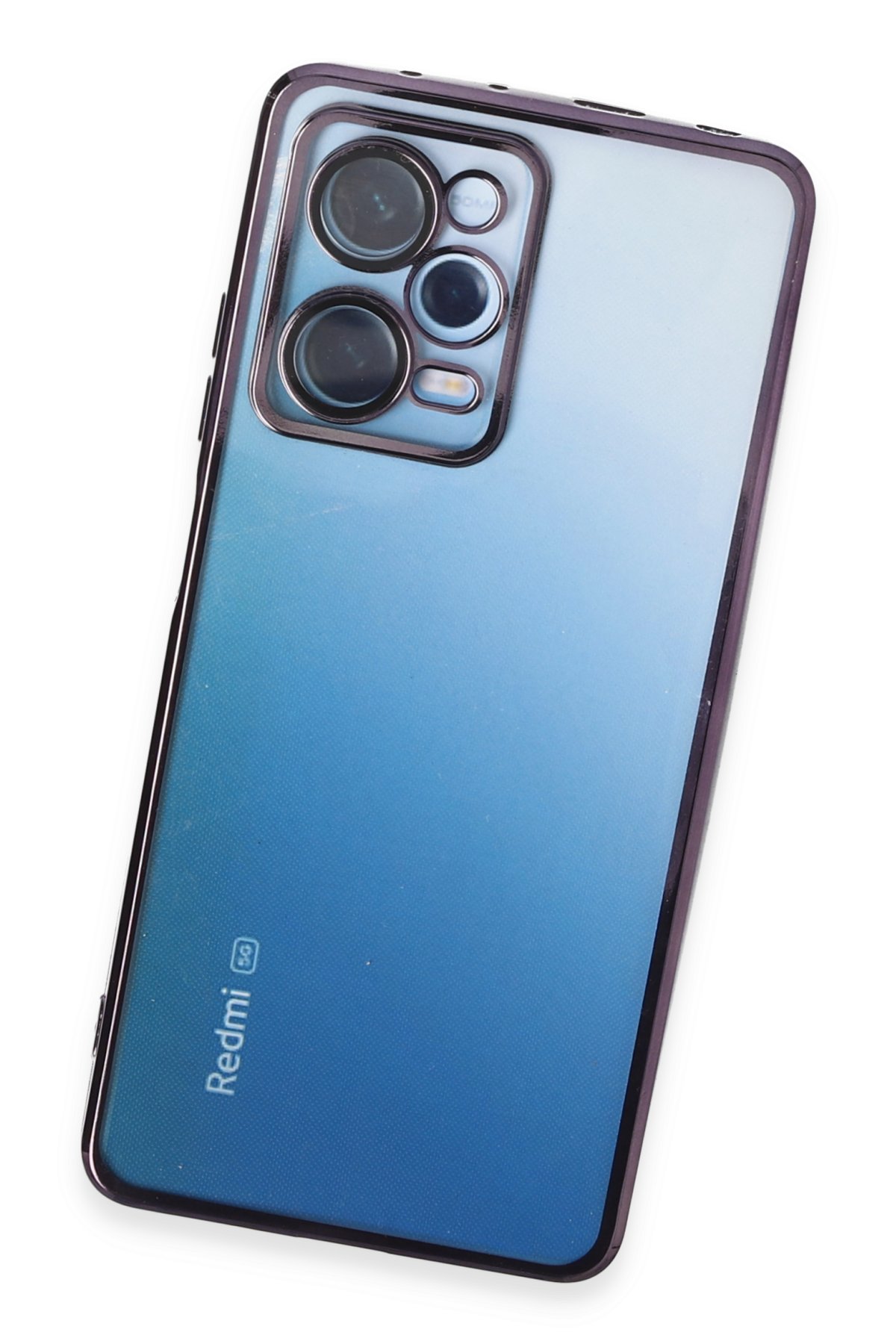 Newface Xiaomi Redmi Note 12 Pro 5G Kılıf Razer Lensli Silikon - Yeşil