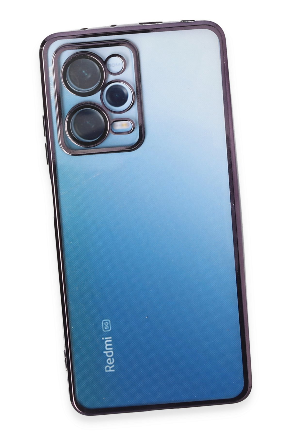 Newface Xiaomi Redmi Note 12 Pro 5G Kılıf Razer Lensli Silikon - Yeşil