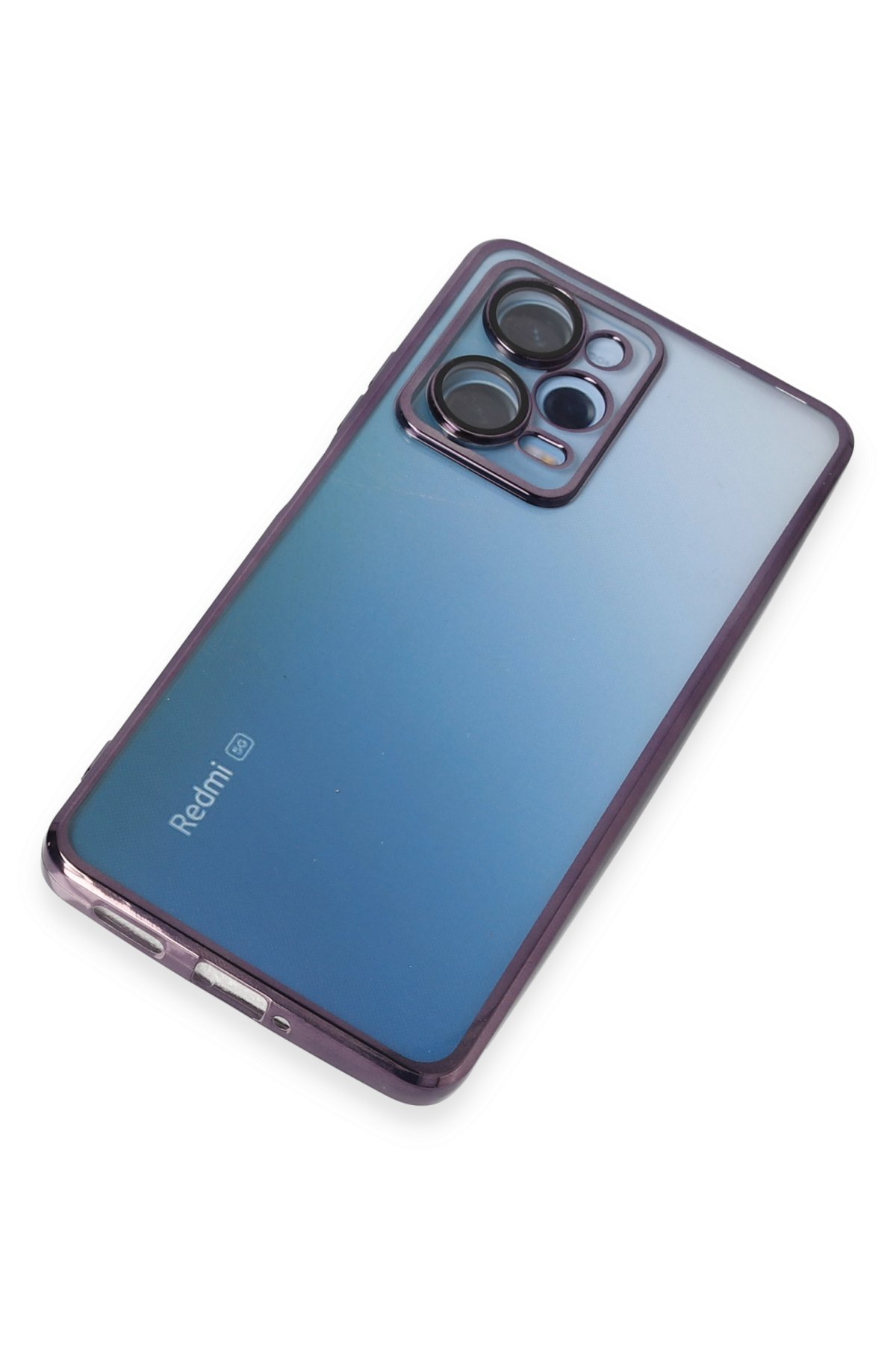 Newface Xiaomi Redmi Note 12 Pro 5G Kılıf Razer Lensli Silikon - Yeşil