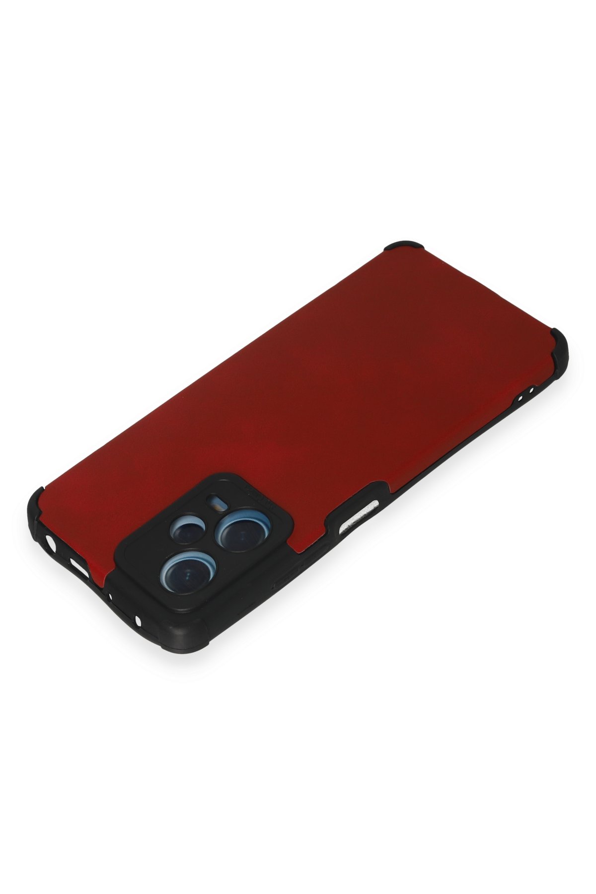 Newface Xiaomi Redmi Note 12 Pro Plus Kılıf Volet Silikon - Kırmızı