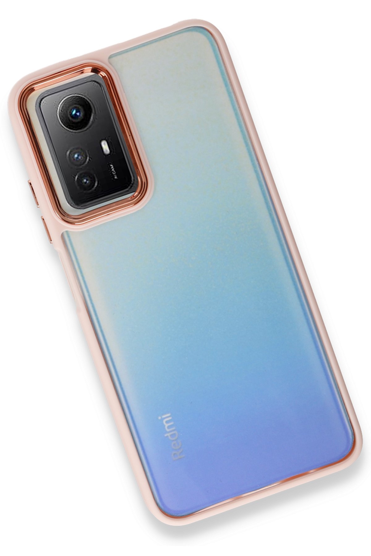 Newface Xiaomi Redmi Note 12S Kılıf Sofya Yüzüklü Silikon Kapak - Siyah