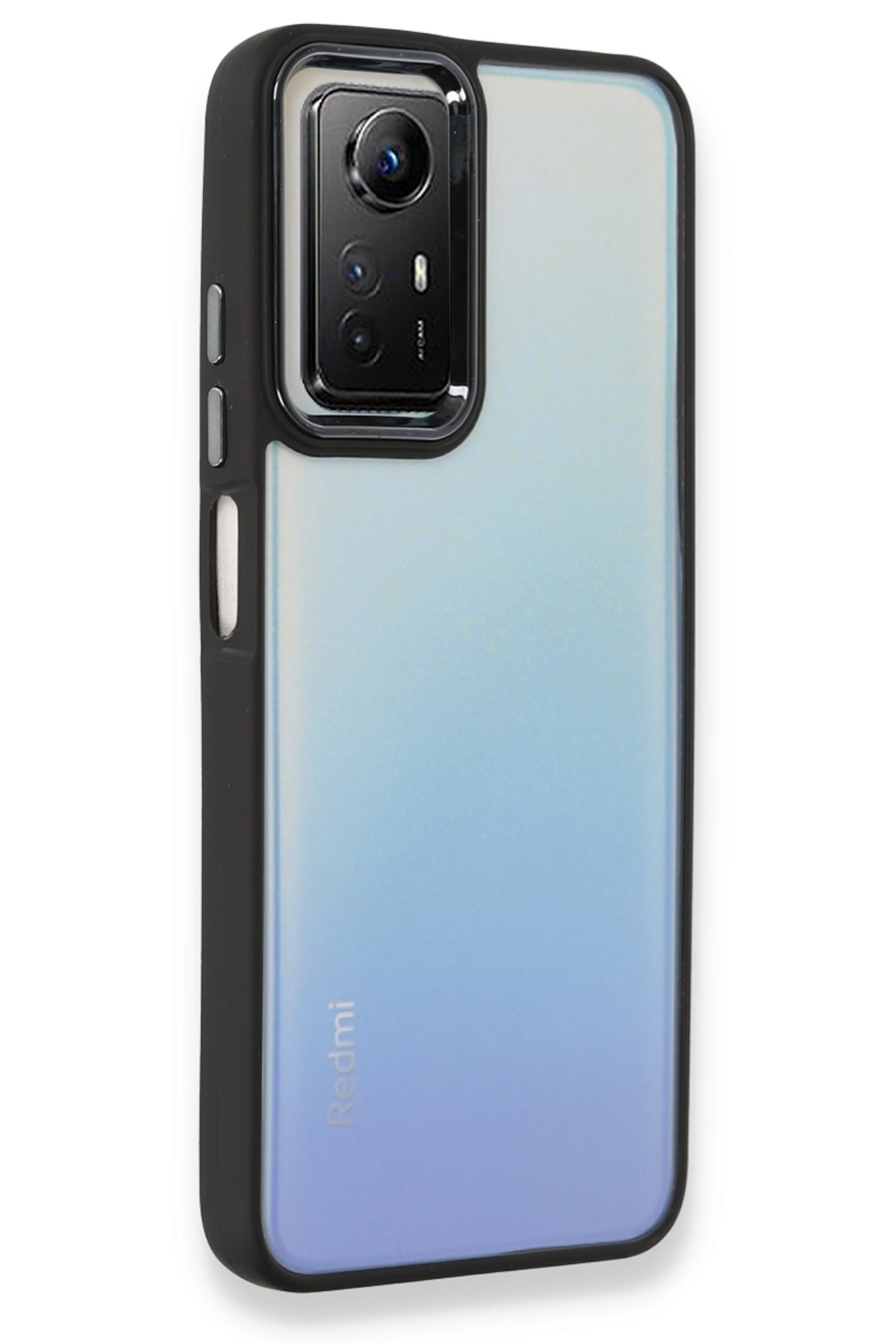 Newface Xiaomi Redmi Note 12S Kılıf Razer Lensli Silikon - Siyah