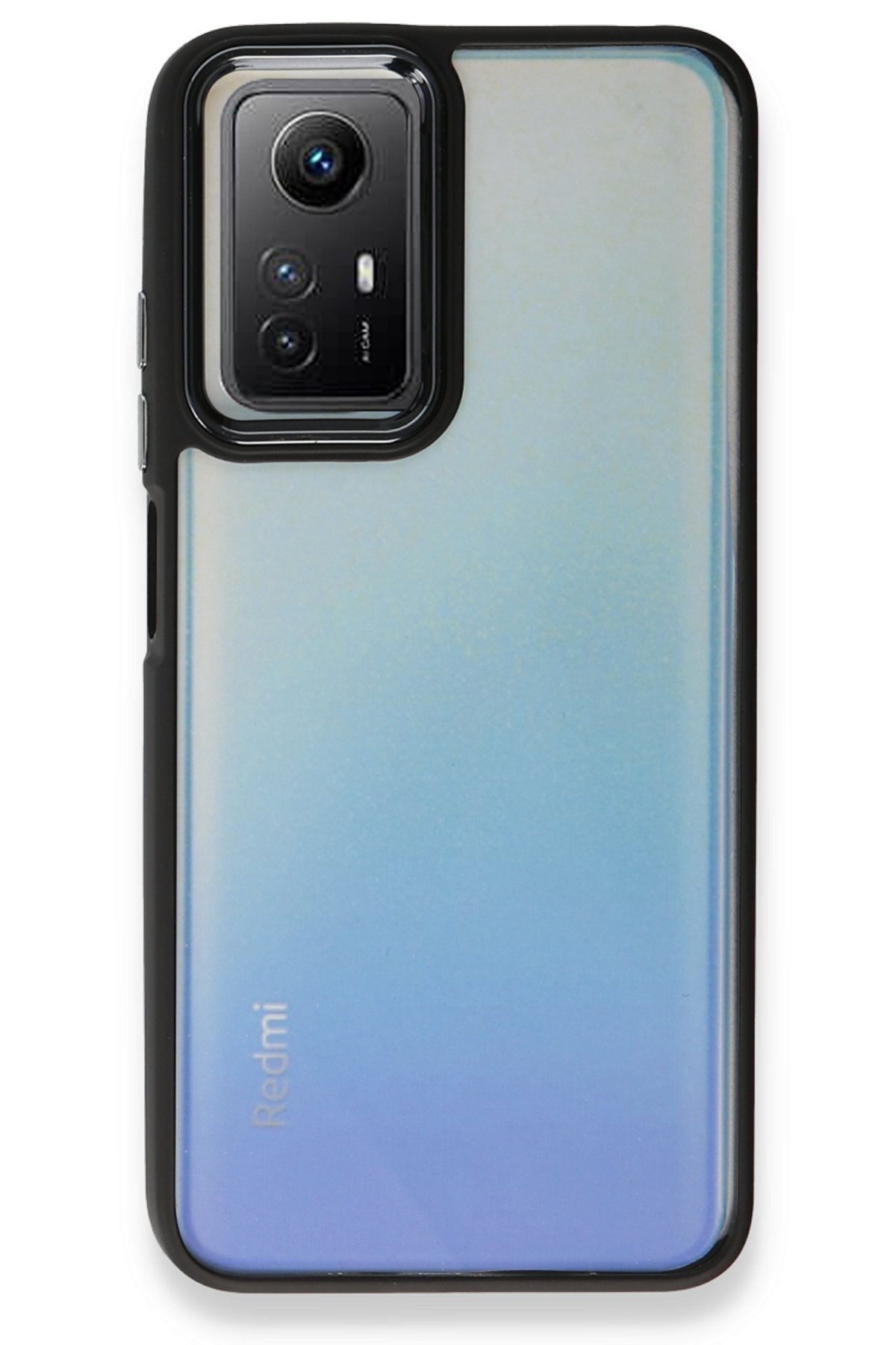 Newface Xiaomi Redmi Note 12S Kılıf Razer Lensli Silikon - Siyah
