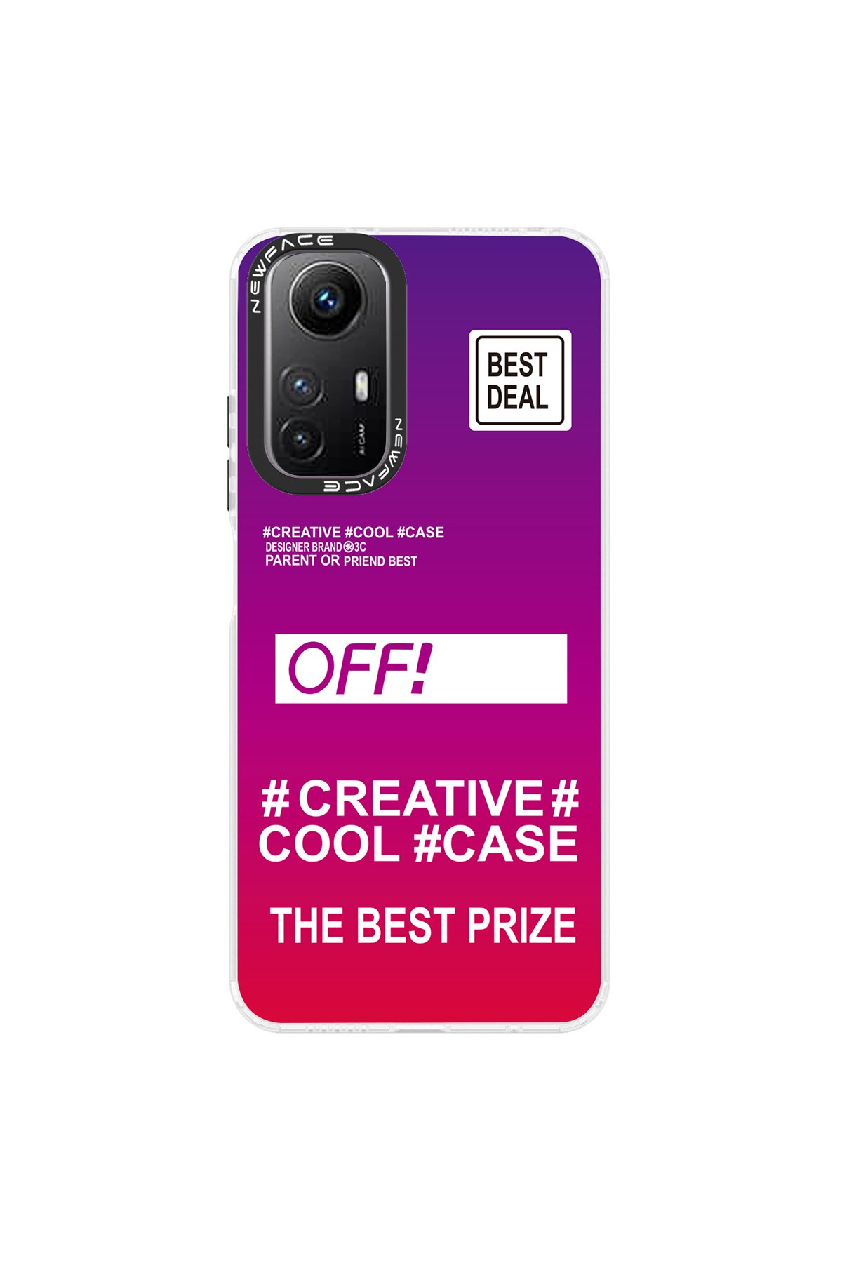 Newface Xiaomi Redmi Note 12S Kılıf Volet Silikon - Beyaz