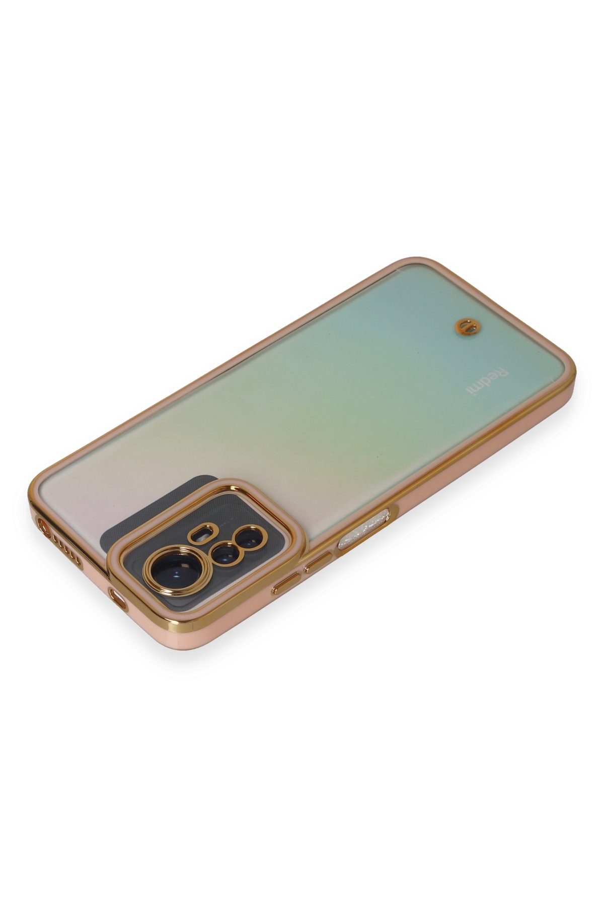 Newface Xiaomi Redmi Note 12S Kılıf Volet Silikon - Mavi