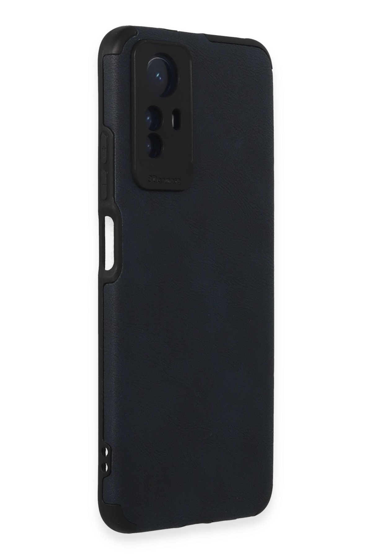 Newface Xiaomi Redmi Note 12S Kılıf Loop Deri Silikon - Siyah