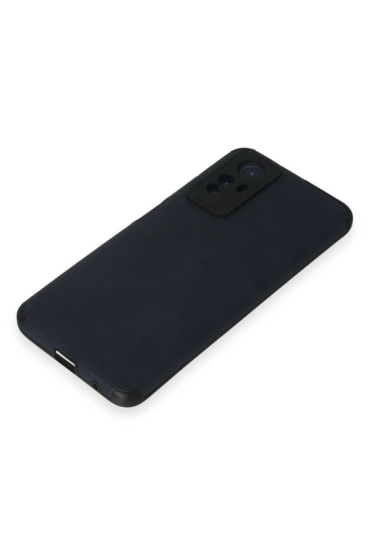 Newface Xiaomi Redmi Note 12S Kılıf Loop Deri Silikon - Siyah