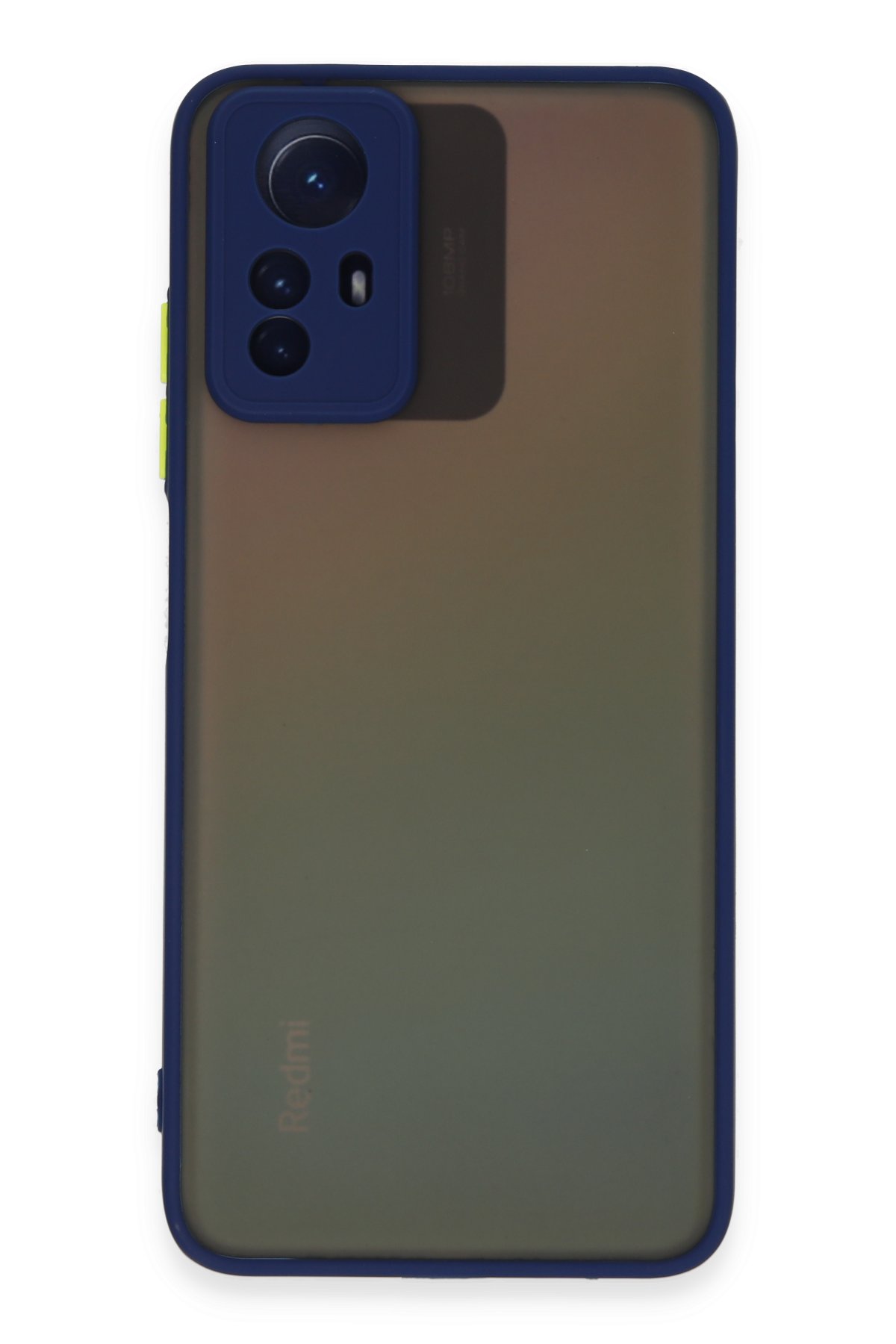 Newface Xiaomi Redmi Note 12S Kılıf Montreal Yüzüklü Silikon Kapak - Sarı