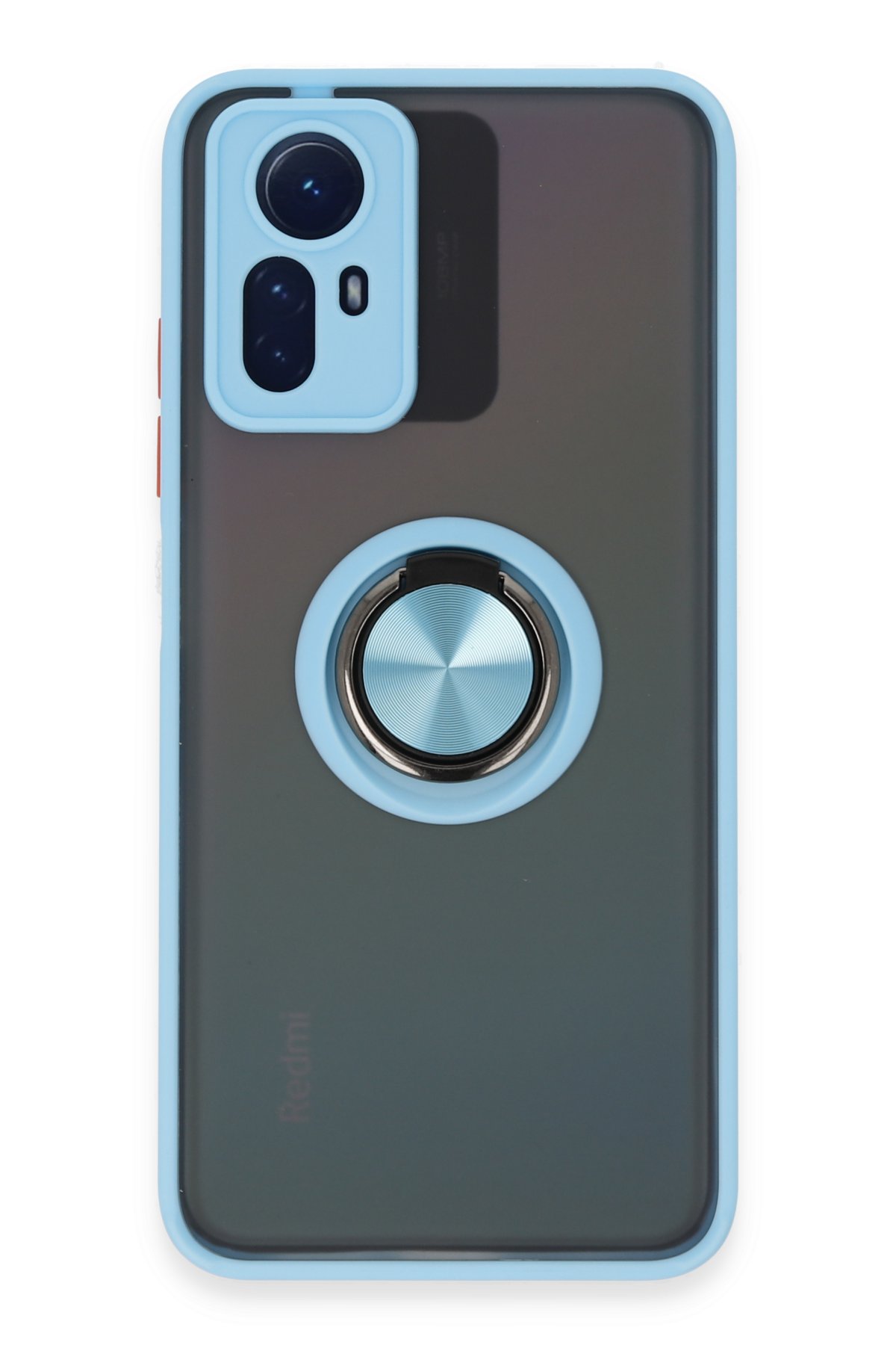 Newface Xiaomi Redmi Note 12S Kılıf Kelvin Kartvizitli Silikon - Lila