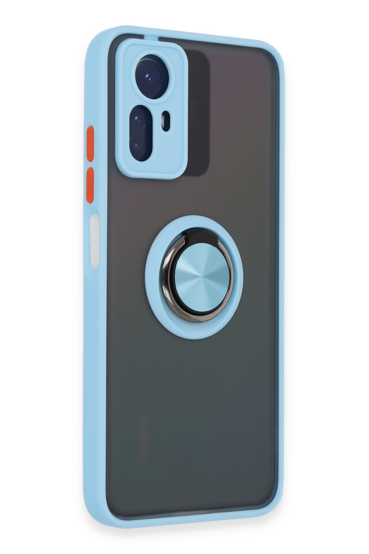 Newface Xiaomi Redmi Note 12S Kılıf Kelvin Kartvizitli Silikon - Lila