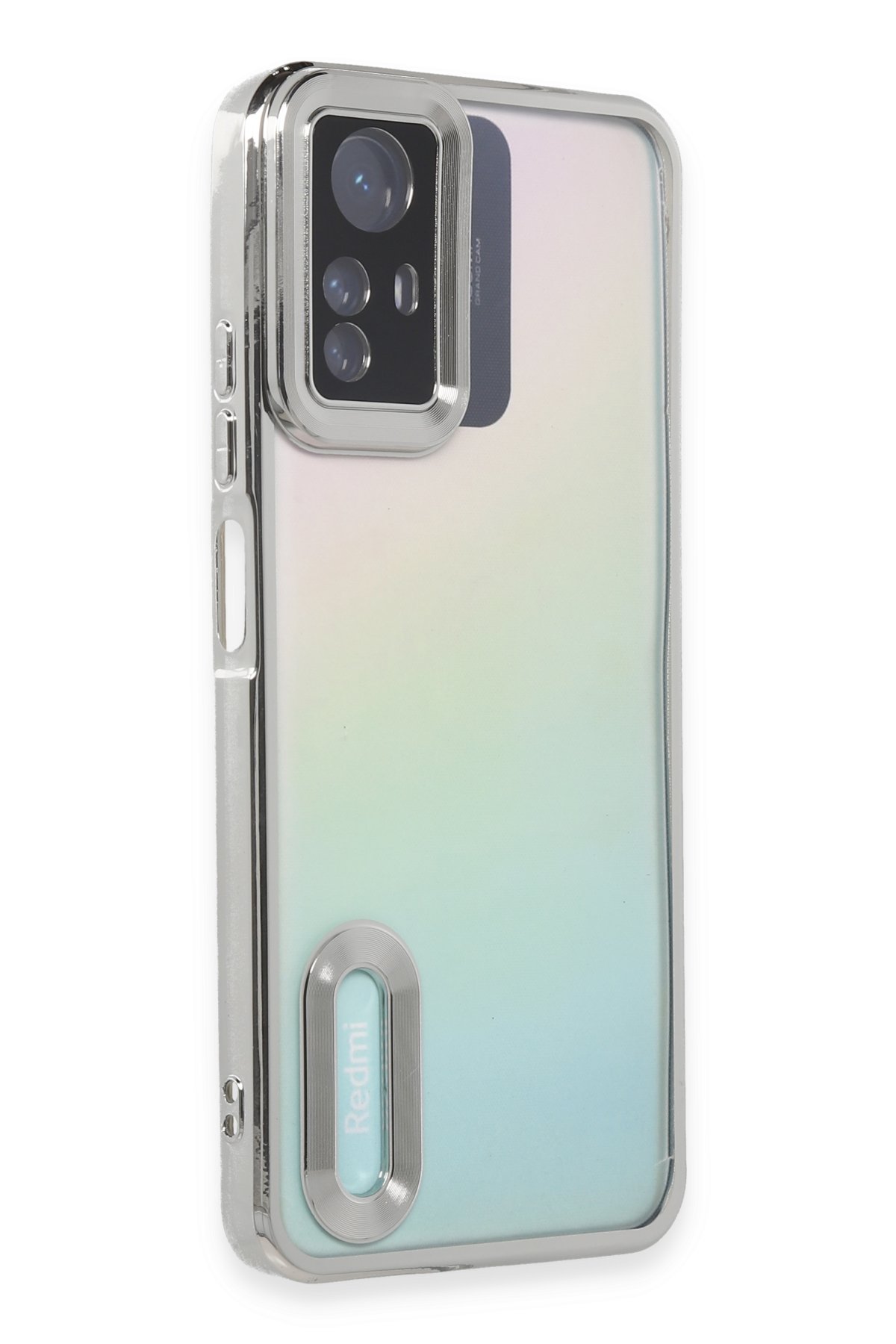 Newface Xiaomi Redmi Note 12S Kılıf Sofya Yüzüklü Silikon Kapak - Siyah