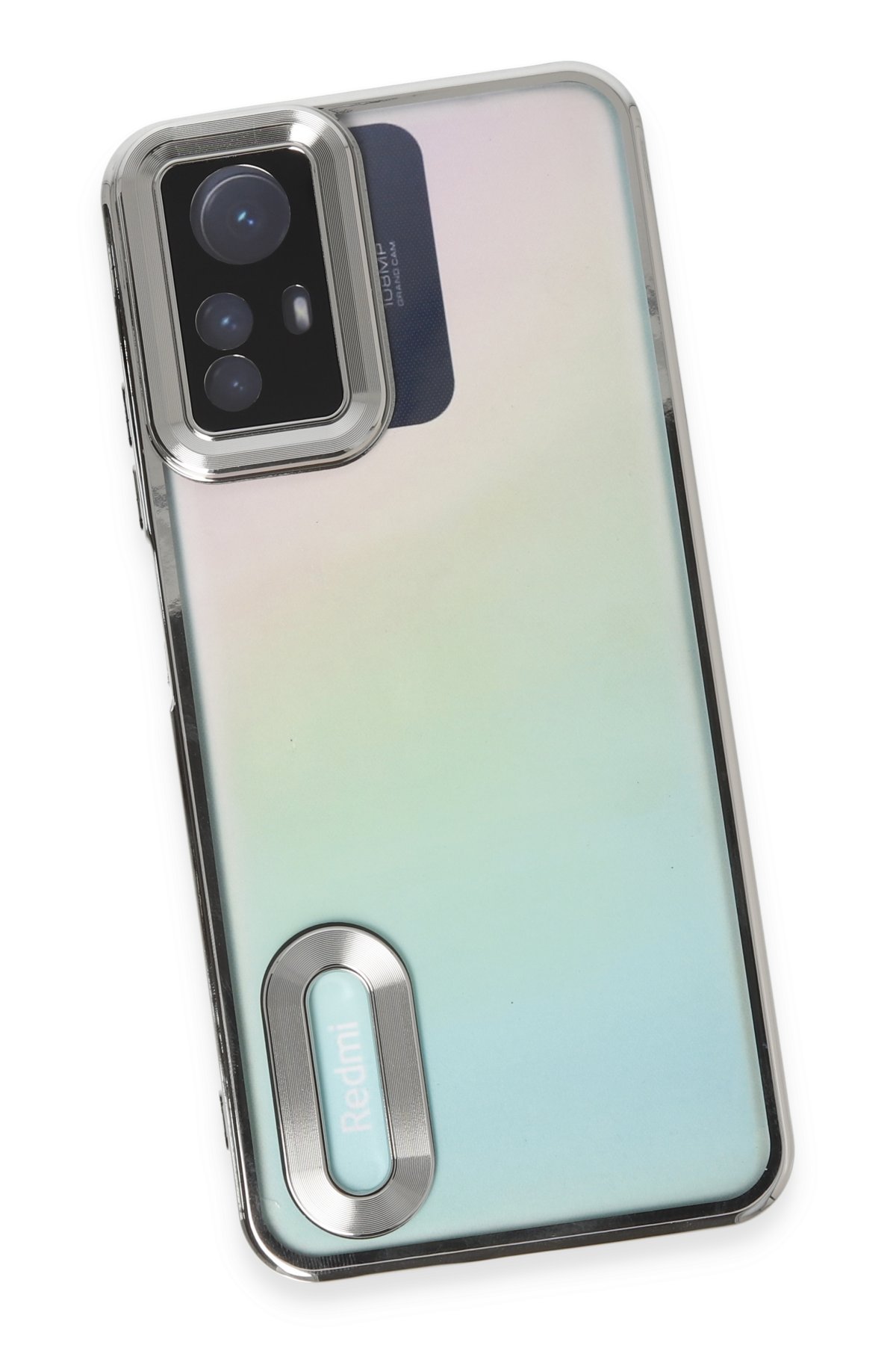 Newface Xiaomi Redmi Note 12S Kılıf Sofya Yüzüklü Silikon Kapak - Siyah