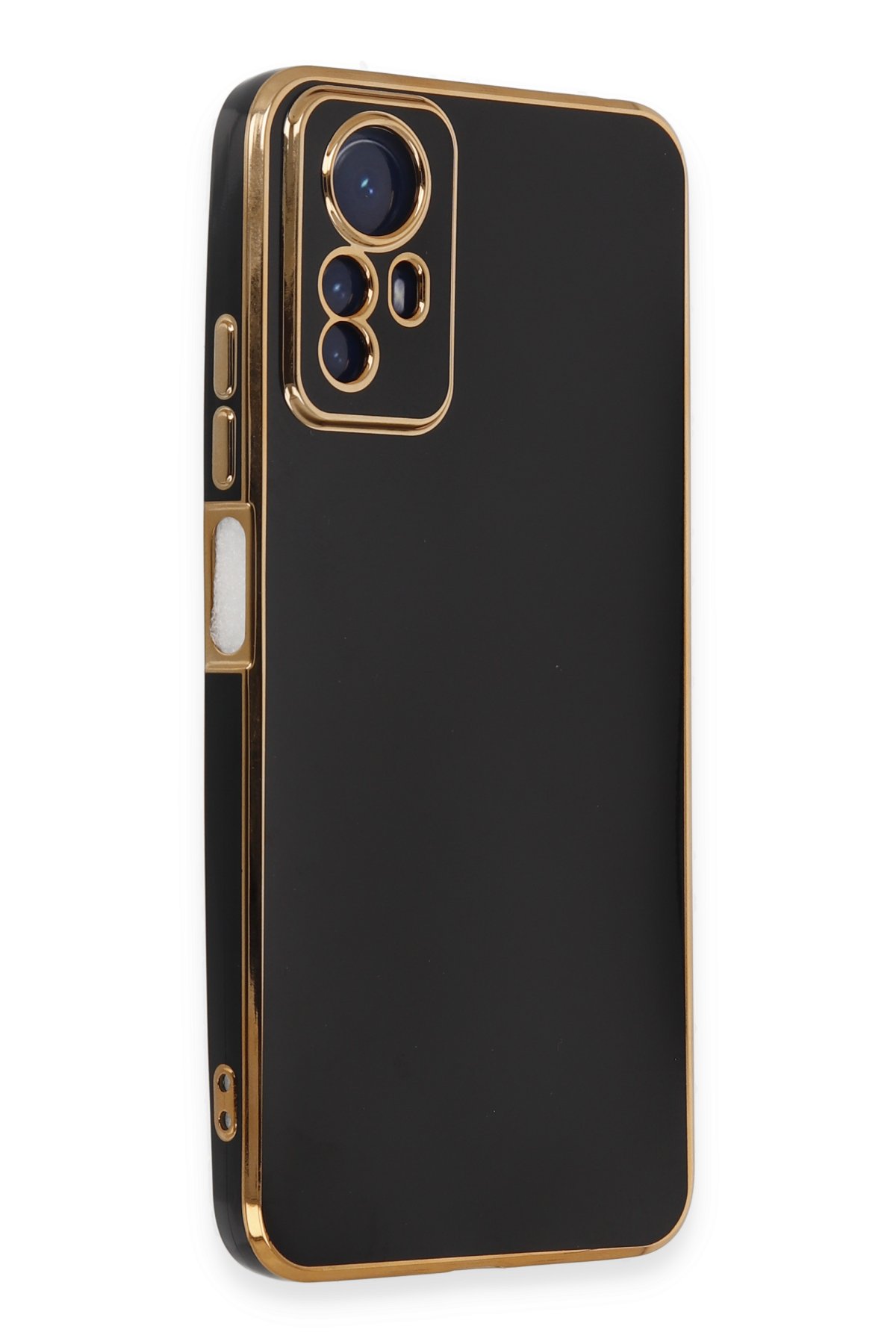 Newface Xiaomi Redmi Note 12S Kılıf Razer Lensli Silikon - Siyah