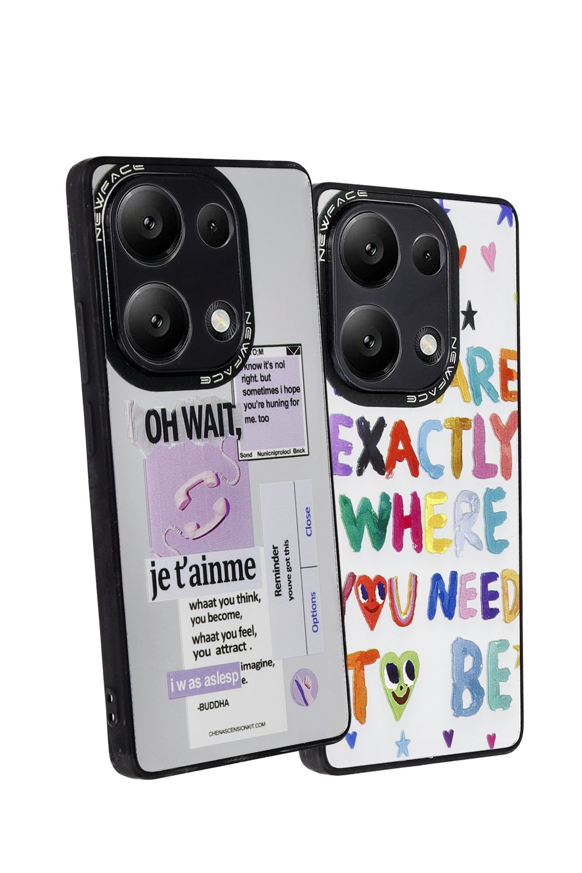 Newface Xiaomi Redmi Note 13 4G Kılıf Montreal Yüzüklü Silikon Kapak - Lacivert