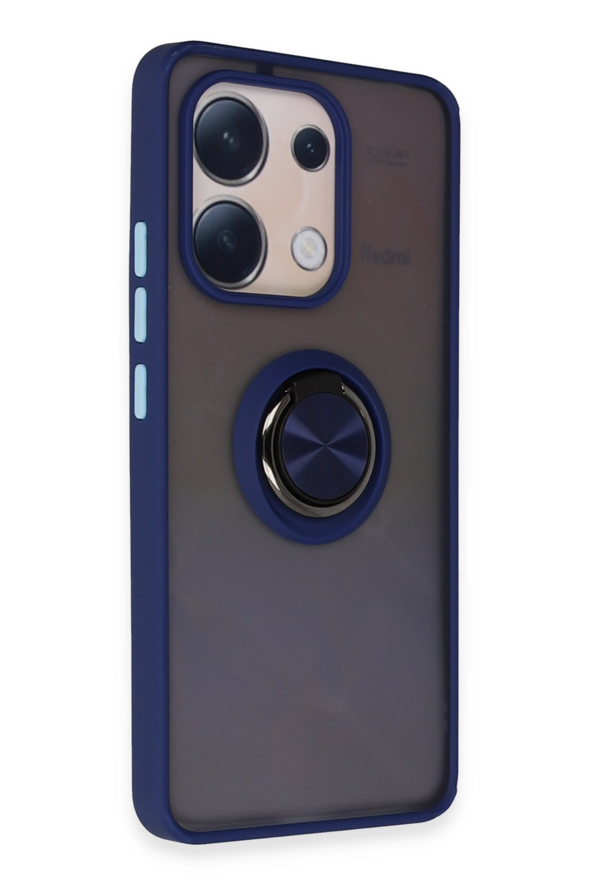 Newface Xiaomi Redmi Note 13 4G Kılıf Aras Deri Kapak - Lacivert