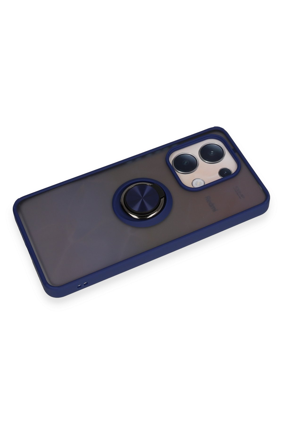 Newface Xiaomi Redmi Note 13 4G Kılıf Aras Deri Kapak - Lacivert