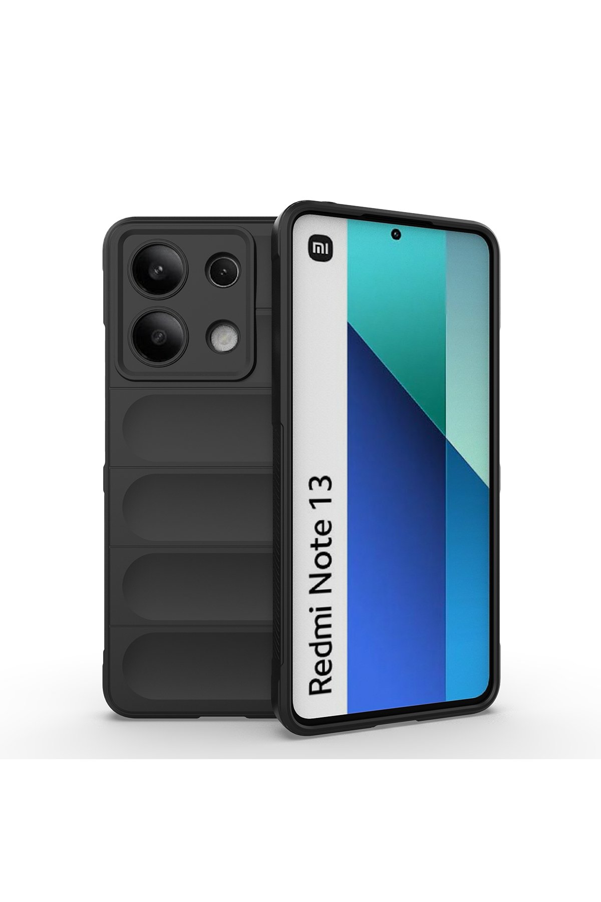 Newface Xiaomi Redmi Note 13 4G Kılıf Nano içi Kadife Silikon - Kırmızı