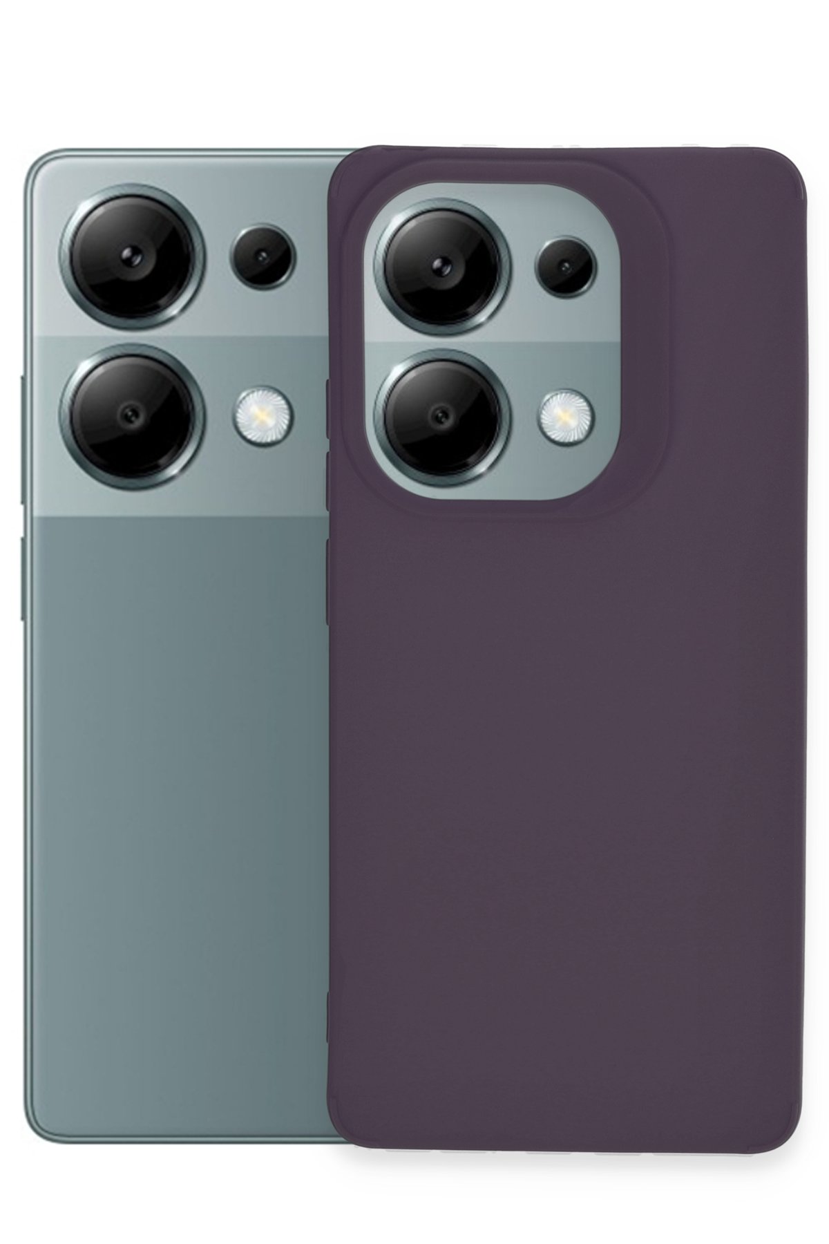 Newface Xiaomi Redmi Note 13 4G Kılıf Petro Silikon - Mavi
