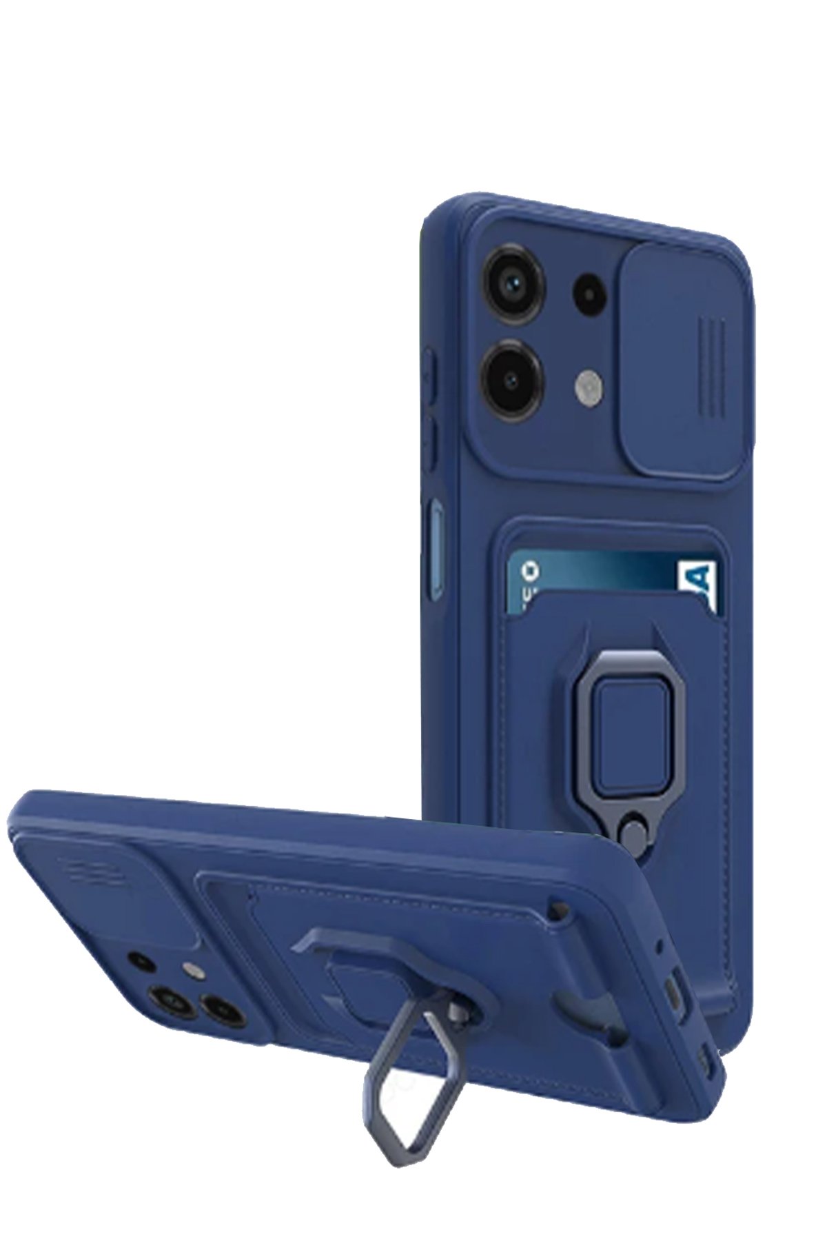 Newface Xiaomi Redmi Note 13 4G Kılıf Elegant Kapak - Yeşil