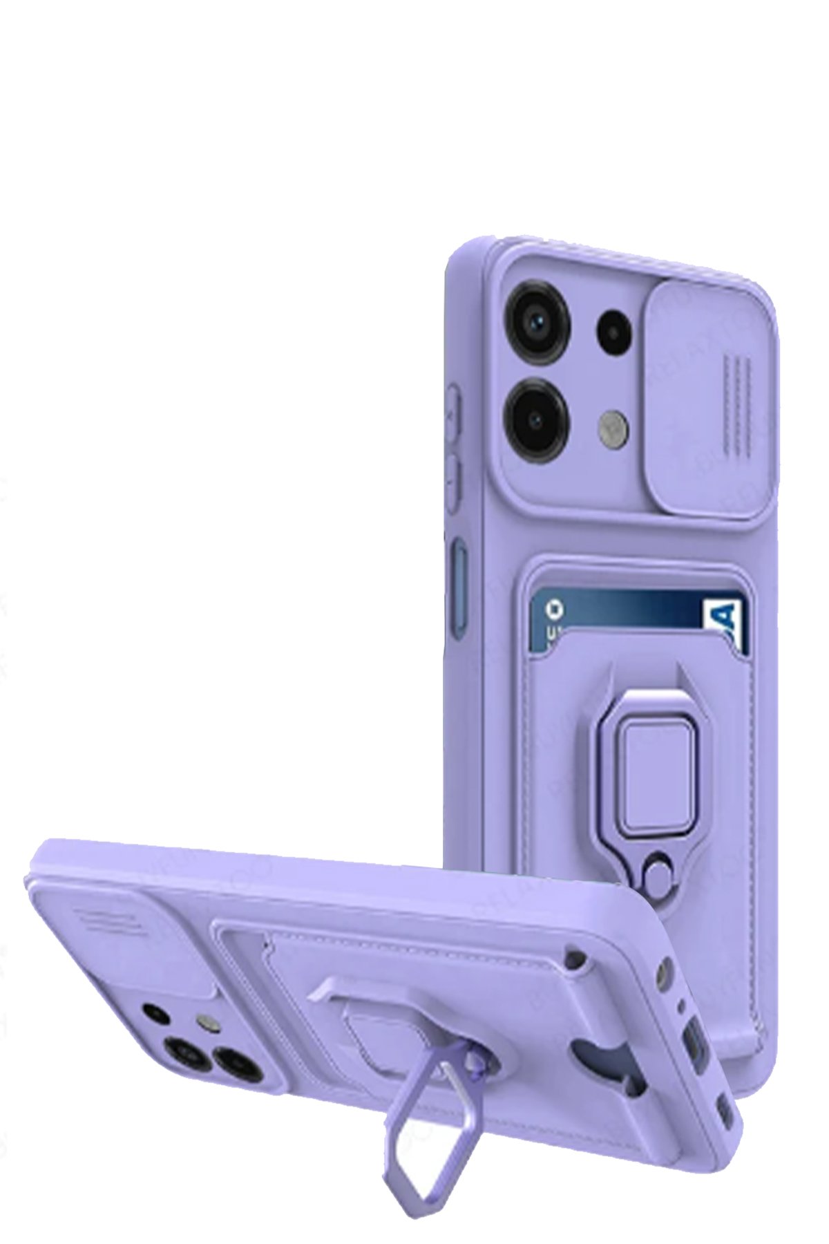 Newface Xiaomi Redmi Note 13 4G Kılıf Nano içi Kadife Silikon - Pudra